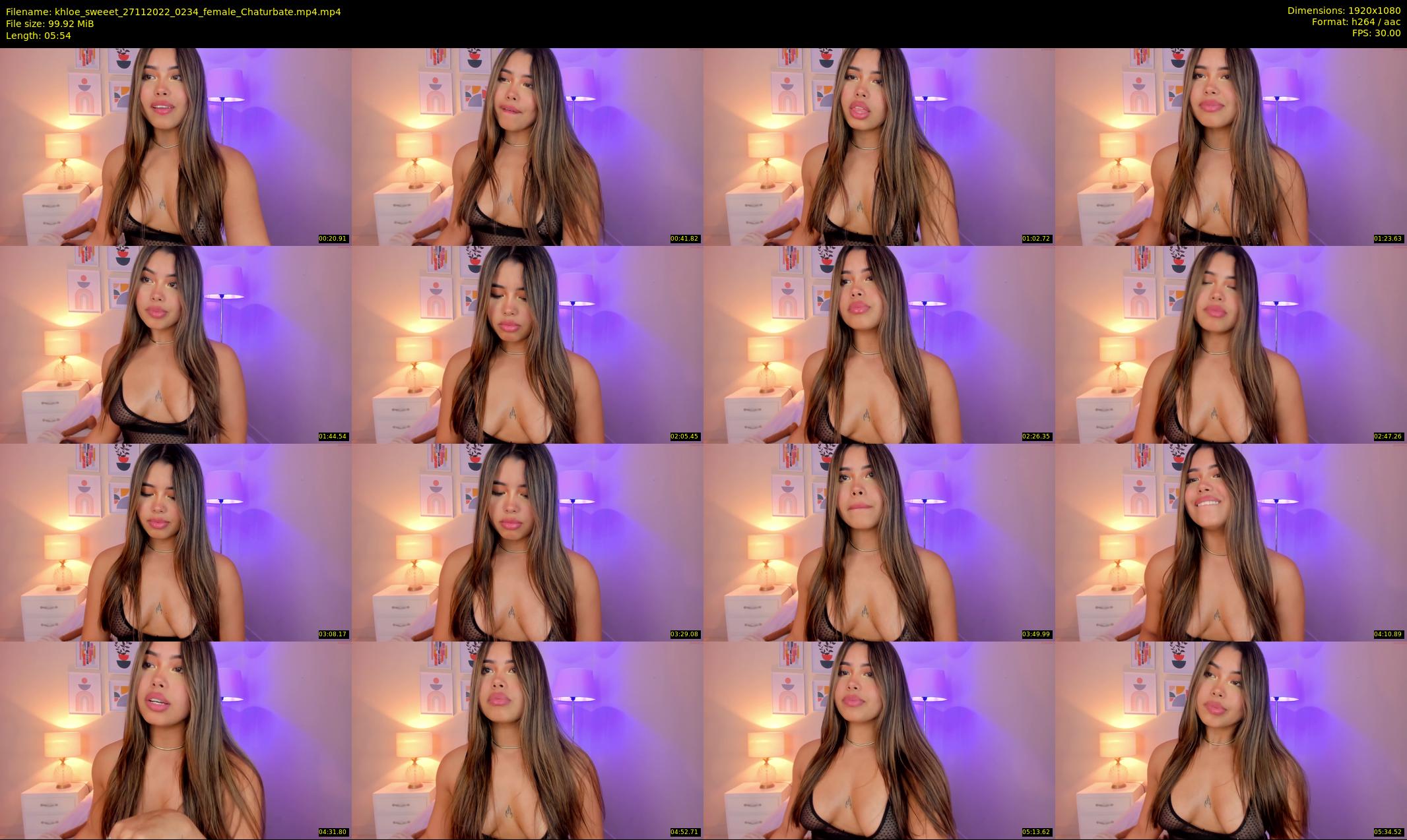khloe_sweeet — 6 minute Chaturbate female cam show recording, 1080p, Nov 27, 2022