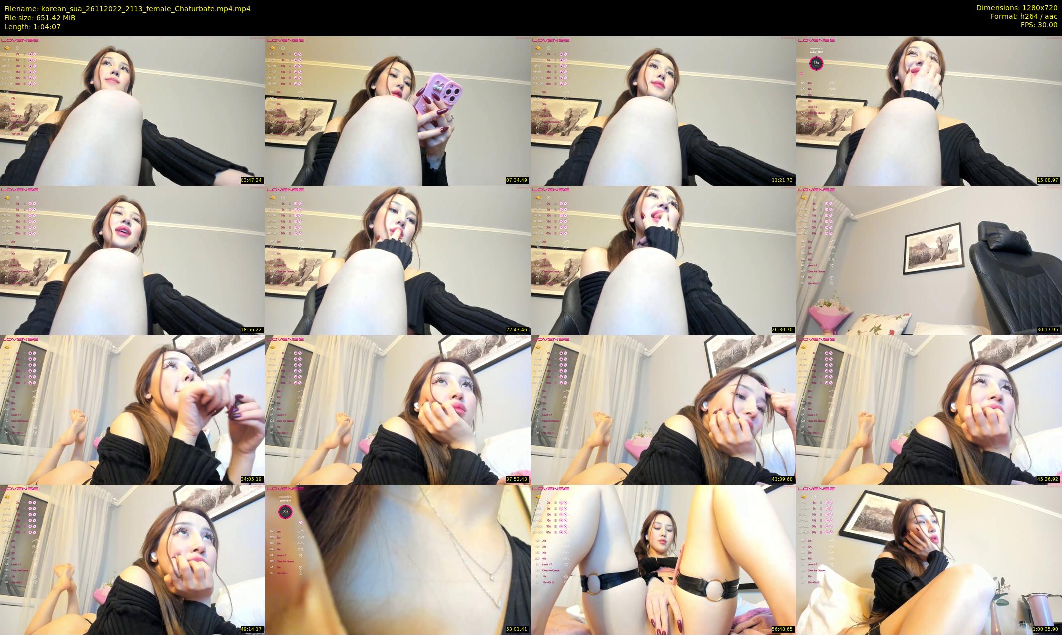korean_sua — 65 minute Chaturbate female cam show recording, 720p, Nov 26, 2022