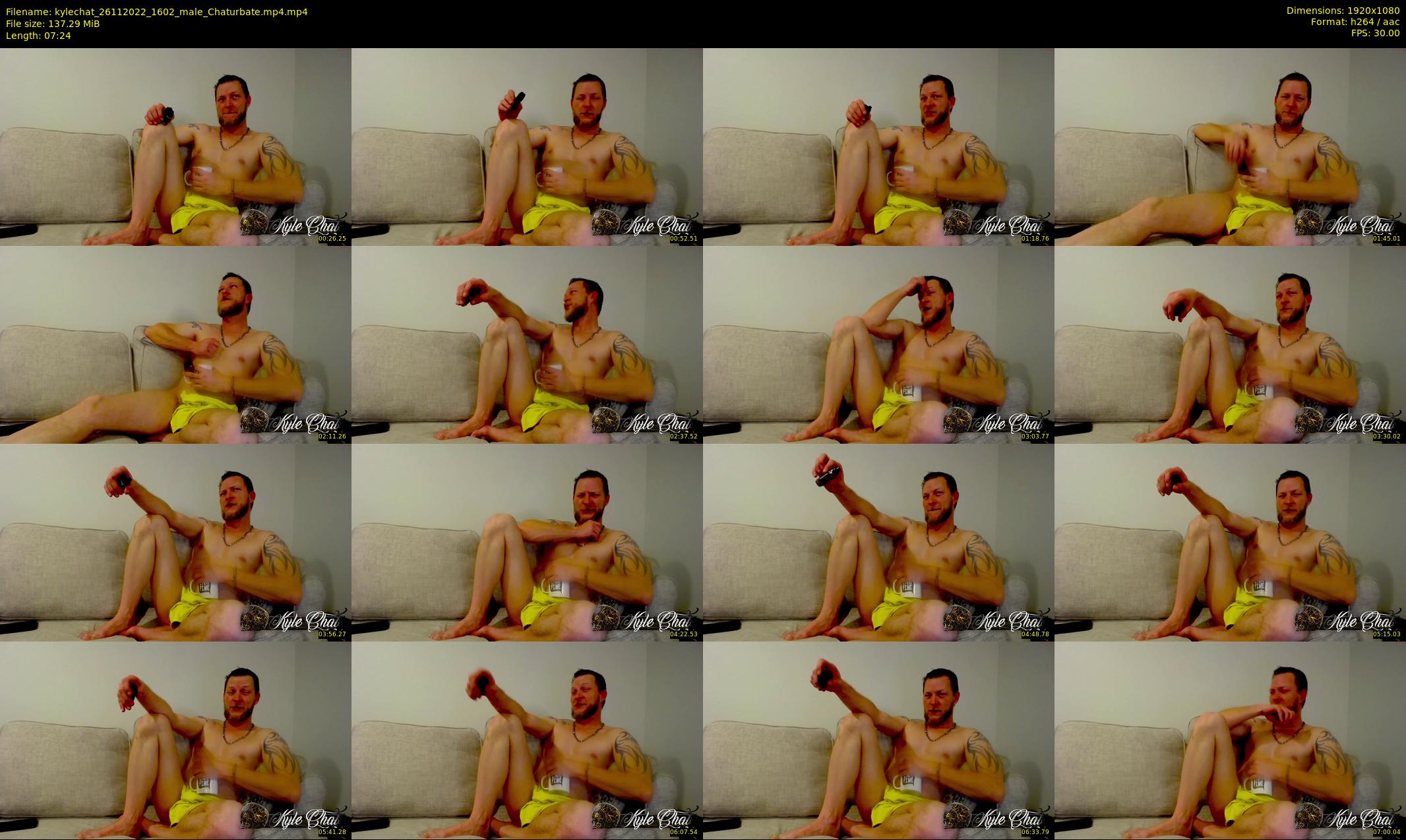 kylechat — 8 minute Chaturbate male cam show recording, 1080p, Nov 26, 2022