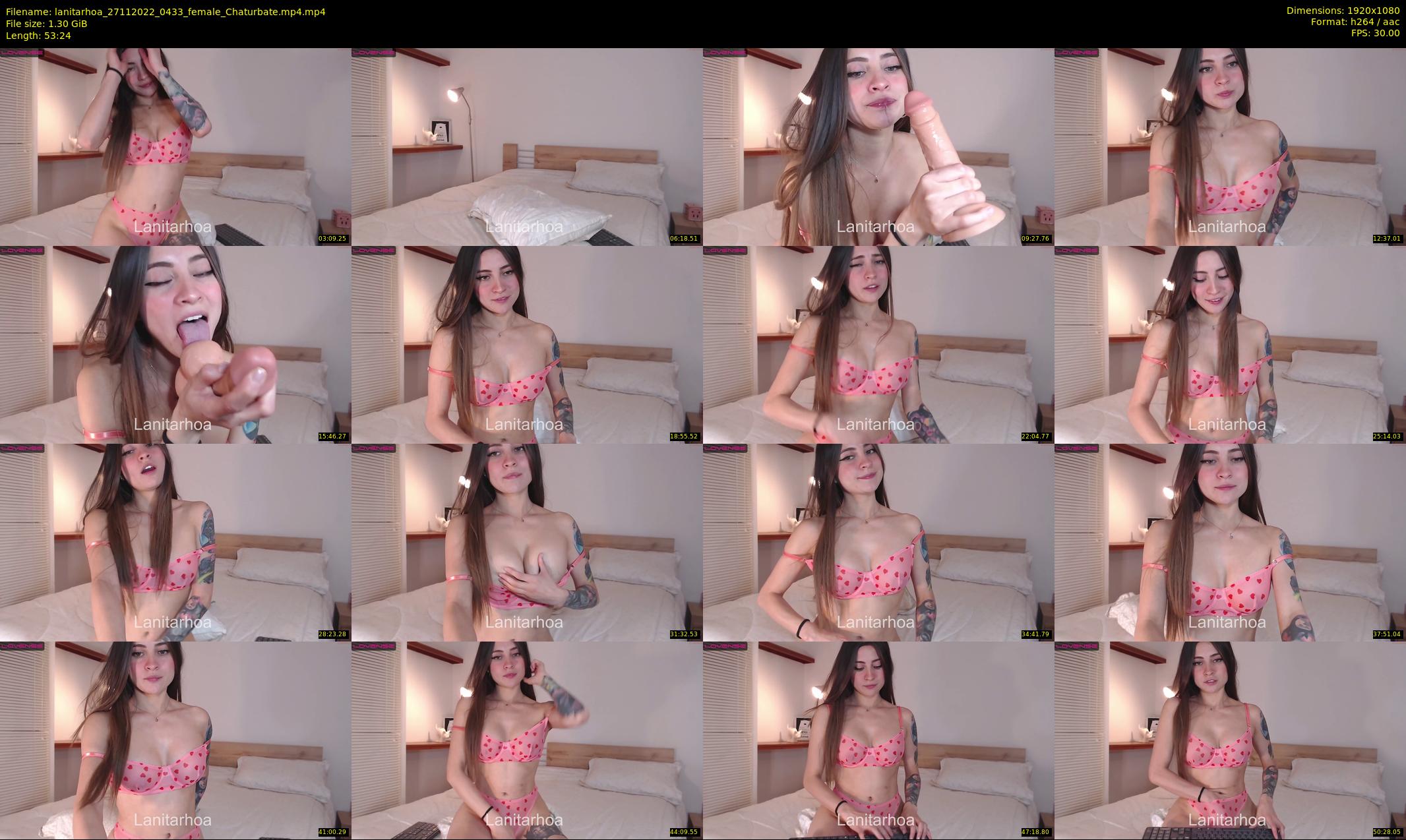 lanitarhoa — 54 minute Chaturbate female cam show recording, 1080p, Nov 27, 2022