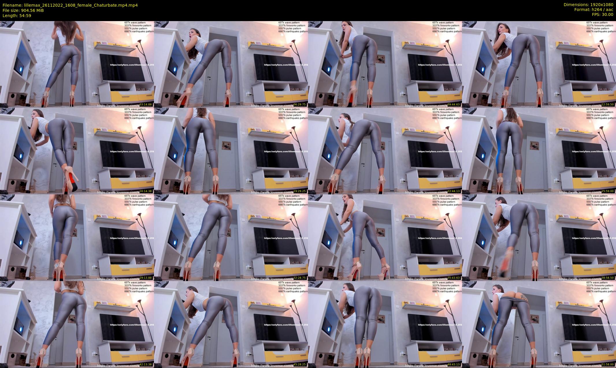 lillemax — 55 minute Chaturbate female cam show recording, 1080p, Nov 26, 2022