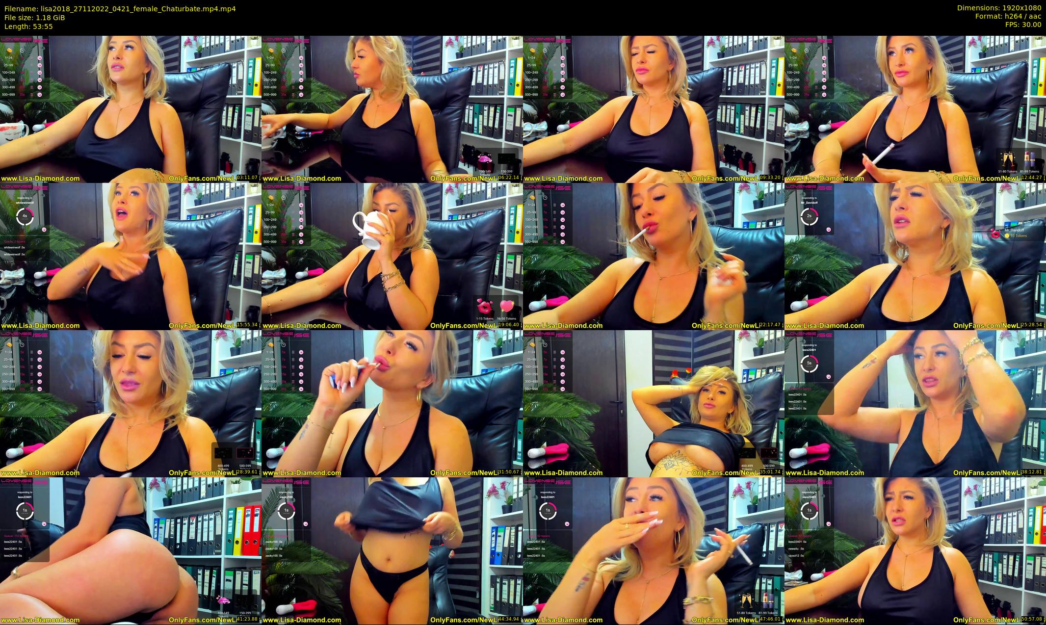 lisa2018 — 54 minute Chaturbate female cam show recording, 1080p, Nov 27, 2022