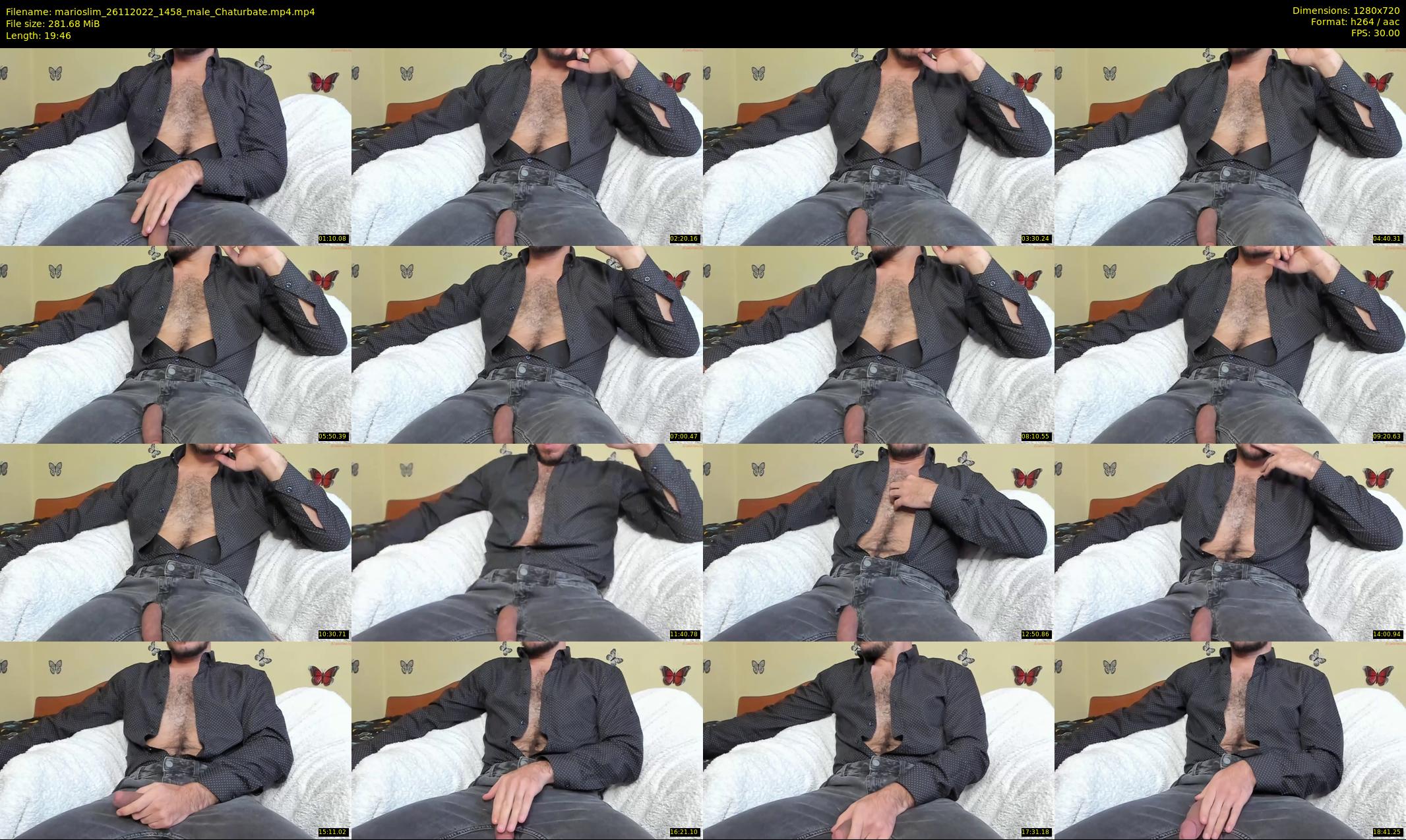 marioslim — 20 minute Chaturbate male cam show recording, 720p, Nov 26, 2022