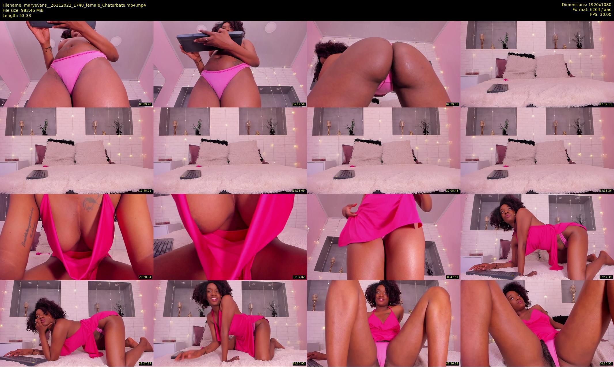 maryevans_ — 54 minute Chaturbate female cam show recording, 1080p, Nov 26, 2022