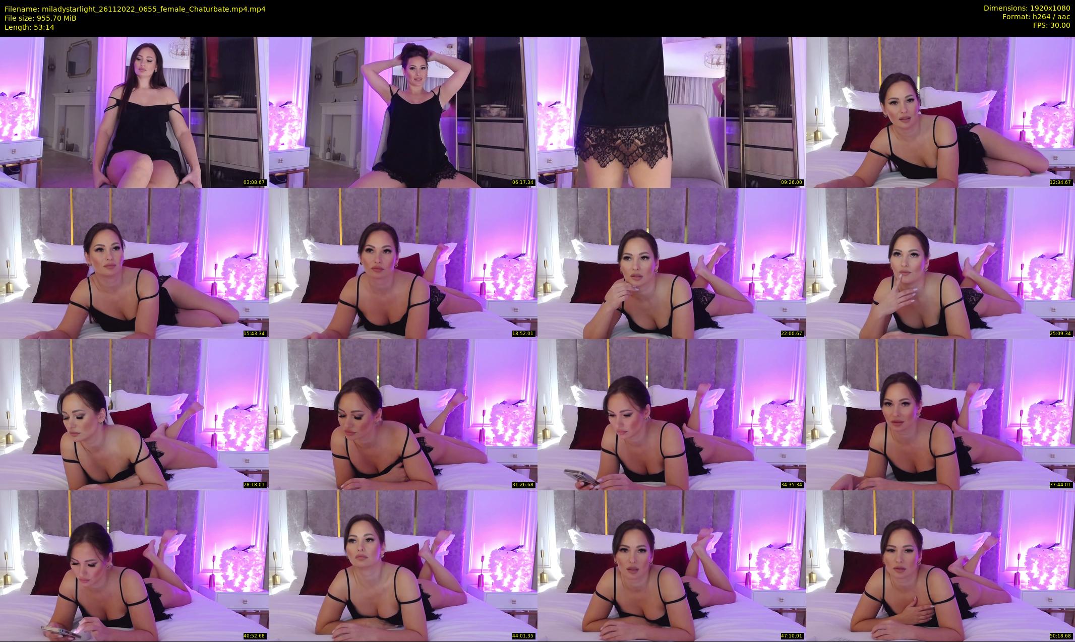 miladystarlight — 54 minute Chaturbate female cam show recording, 1080p, Nov 26, 2022