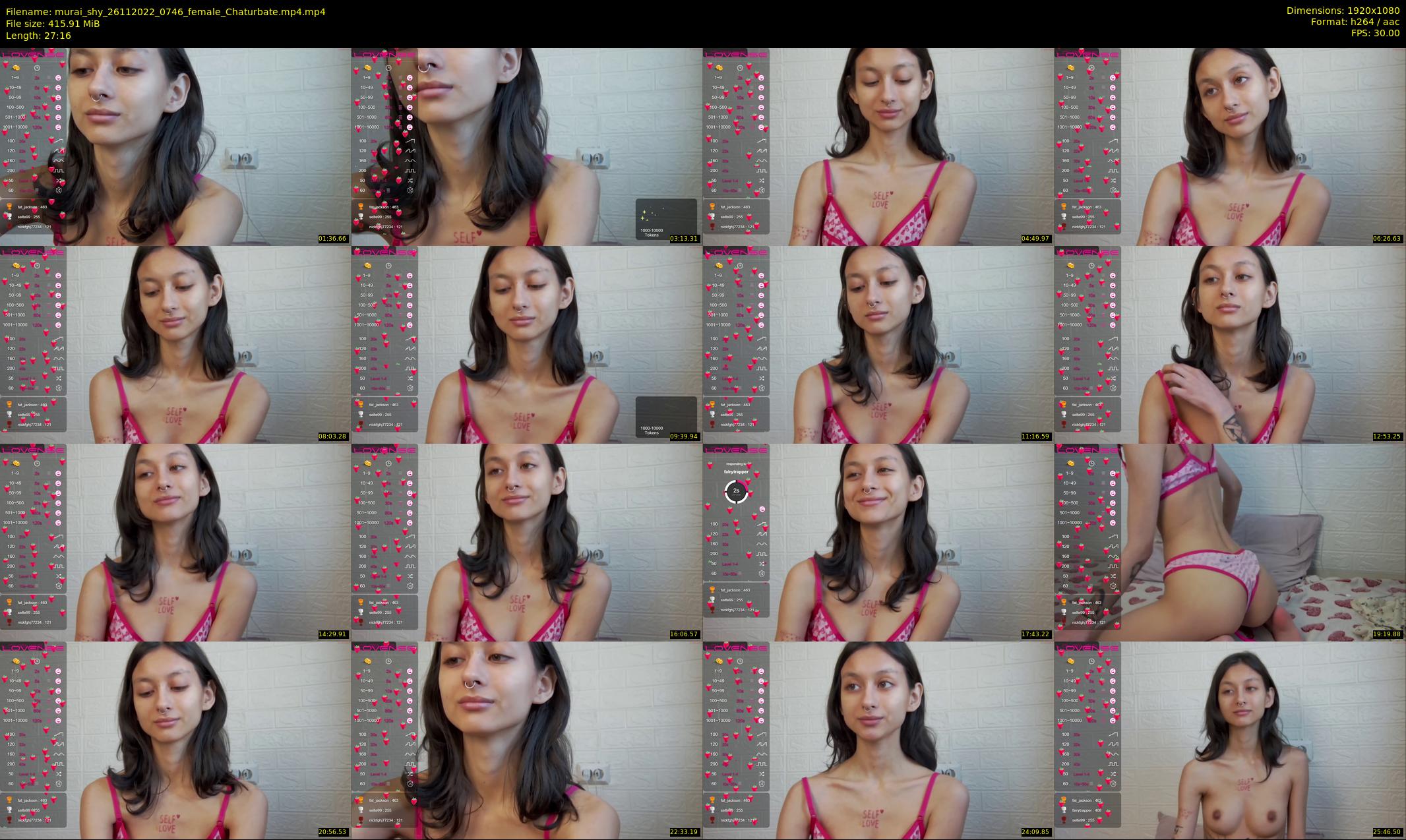 murai_shy — 28 minute Chaturbate female cam show recording, 1080p, Nov 26, 2022