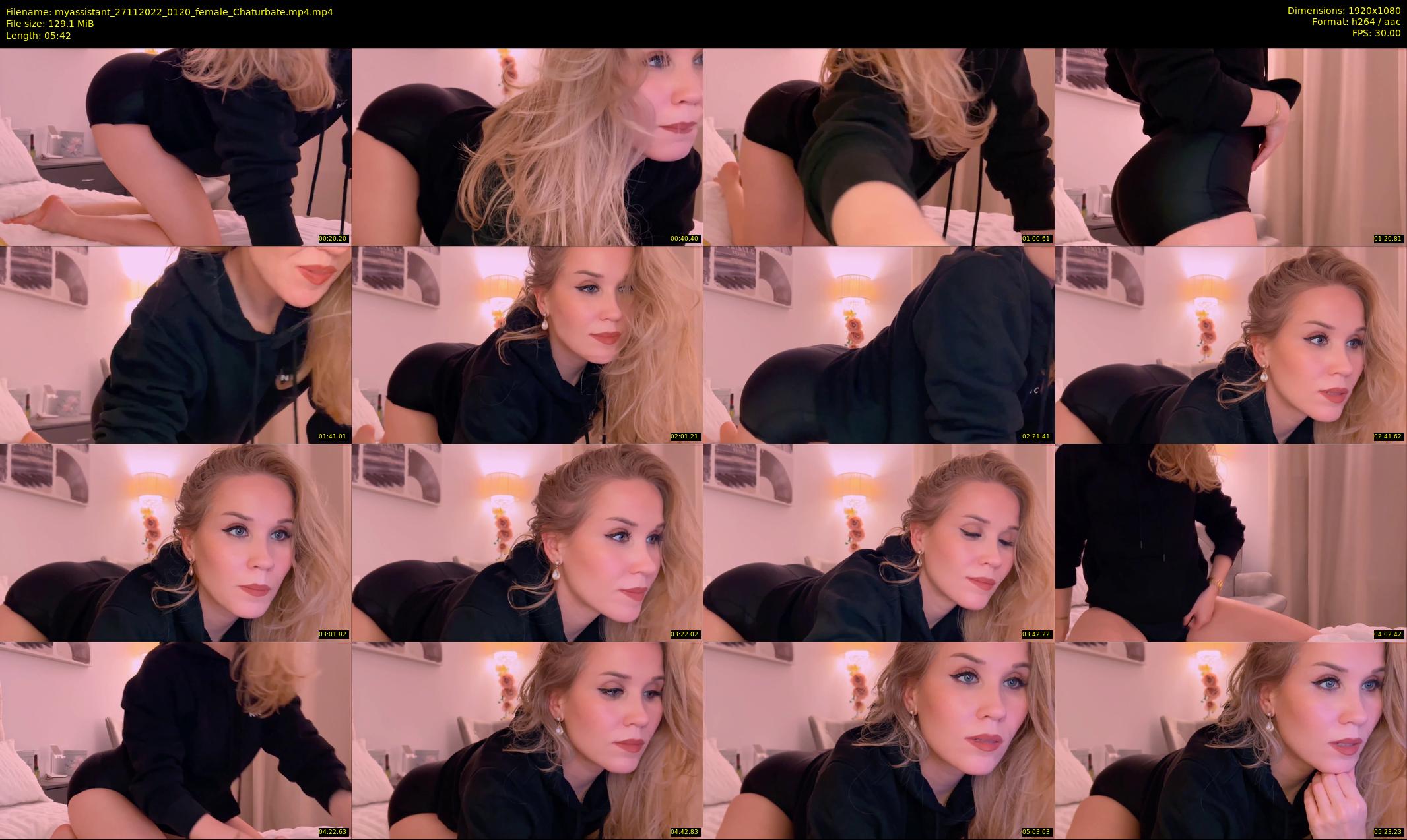 myassistant — 6 minute Chaturbate female cam show recording, 1080p, Nov 27, 2022