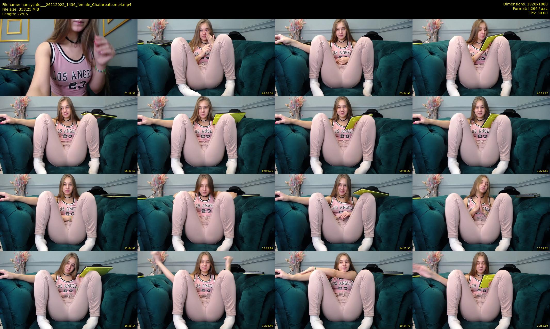 nancycute__ — 23 minute Chaturbate female cam show recording, 1080p, Nov 26, 2022