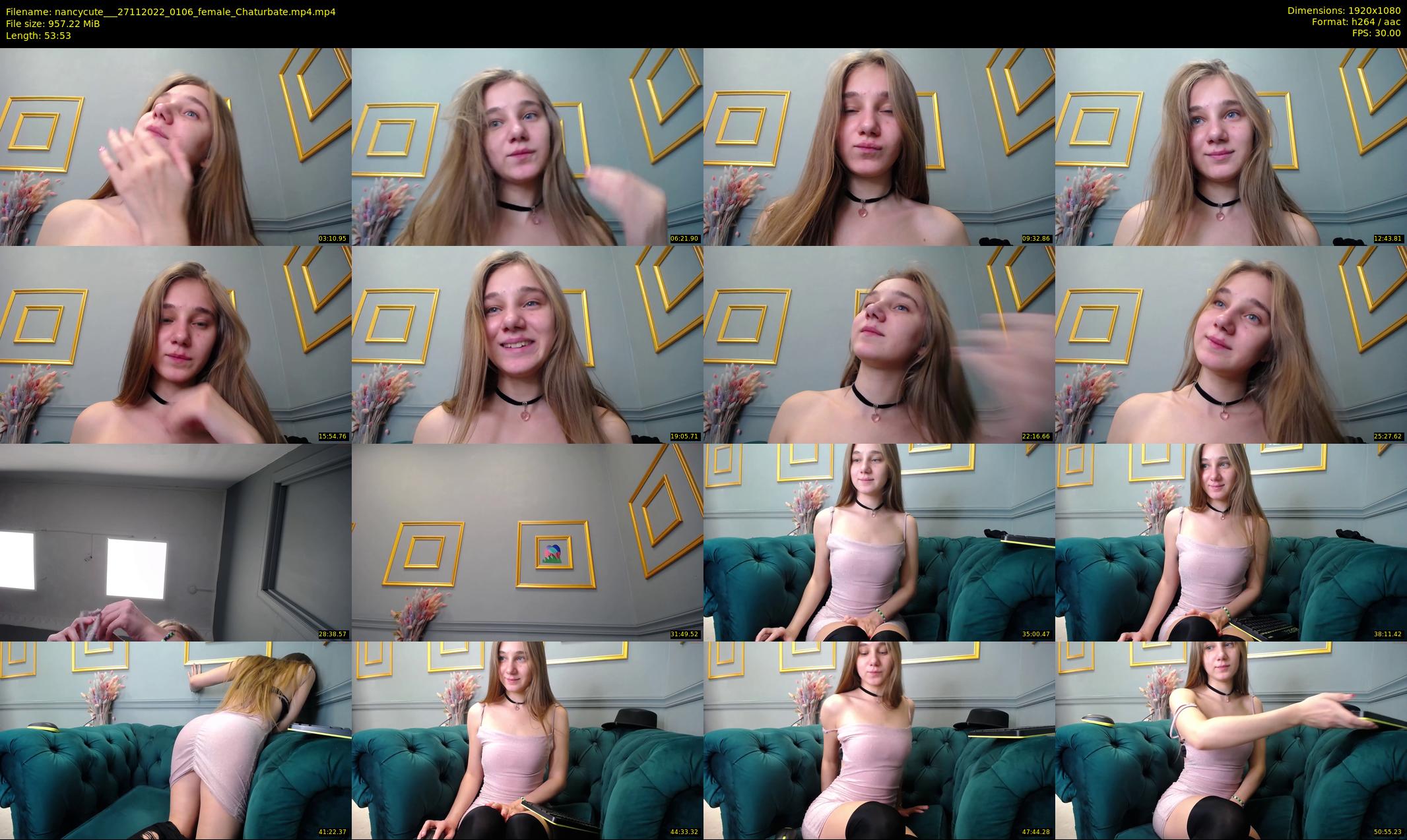 nancycute__ — 54 minute Chaturbate female cam show recording, 1080p, Nov 27, 2022