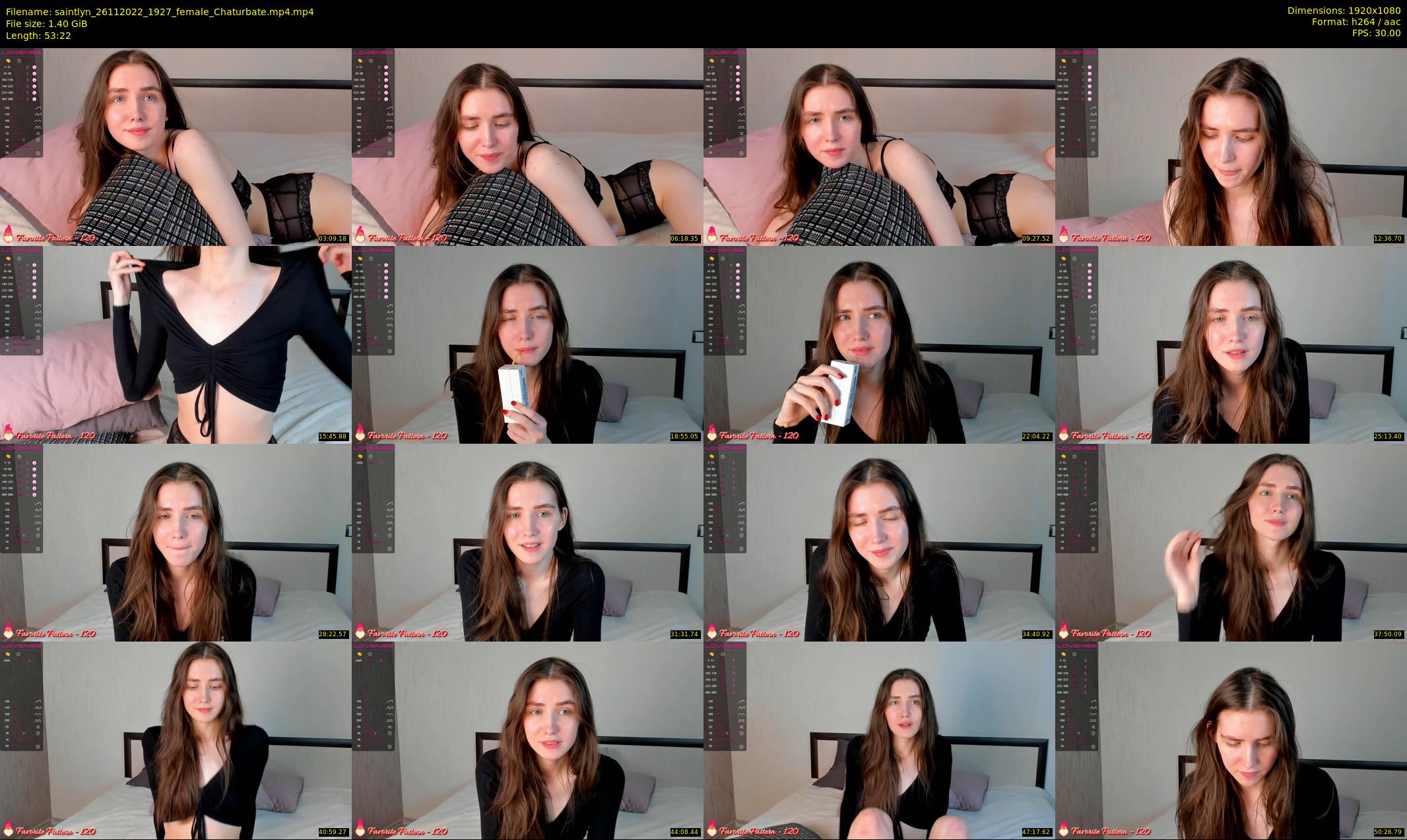 saintlyn — 54 minute Chaturbate female cam show recording, 1080p, Nov 26, 2022