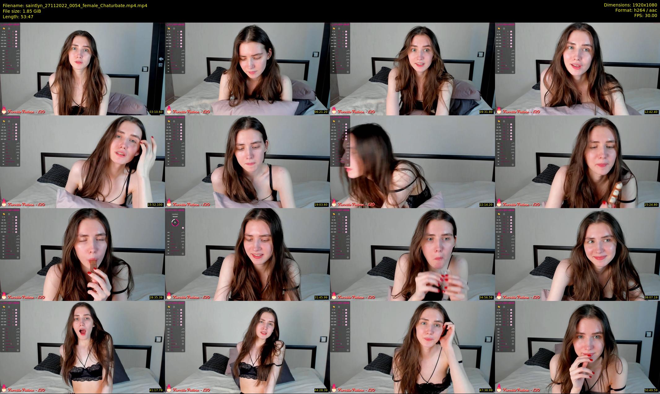 saintlyn — 54 minute Chaturbate female cam show recording, 1080p, Nov 27, 2022