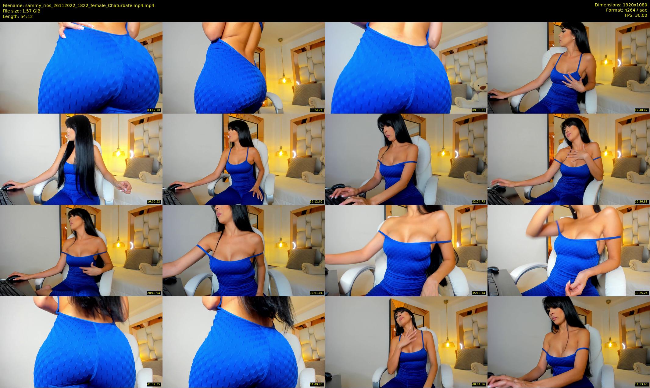 sammy_rios — 55 minute Chaturbate female cam show recording, 1080p, Nov 26, 2022