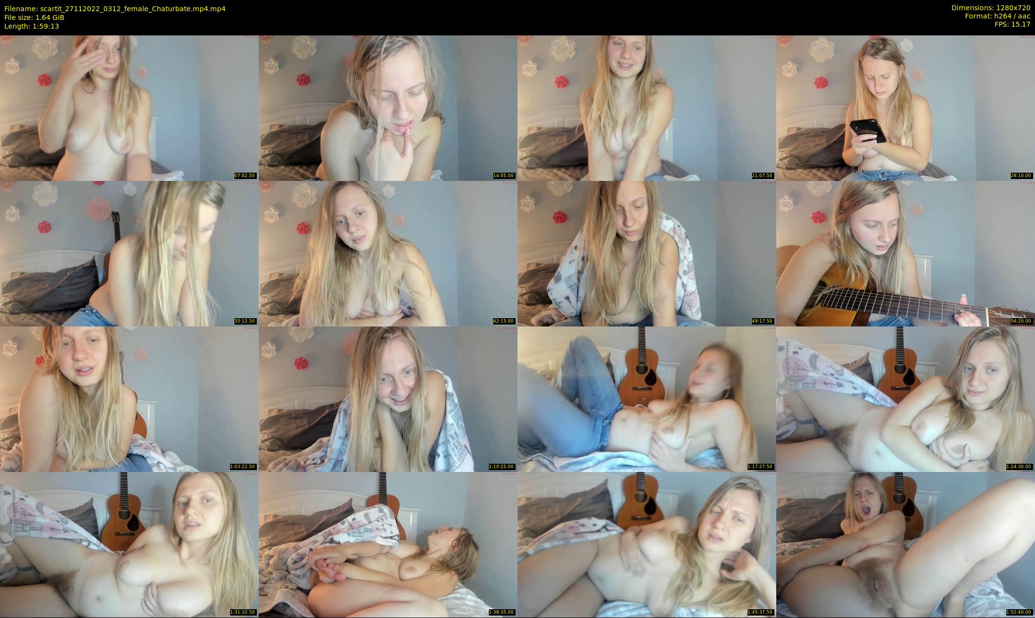 scartit — 120 minute Chaturbate female cam show recording, 720p, Nov 27, 2022
