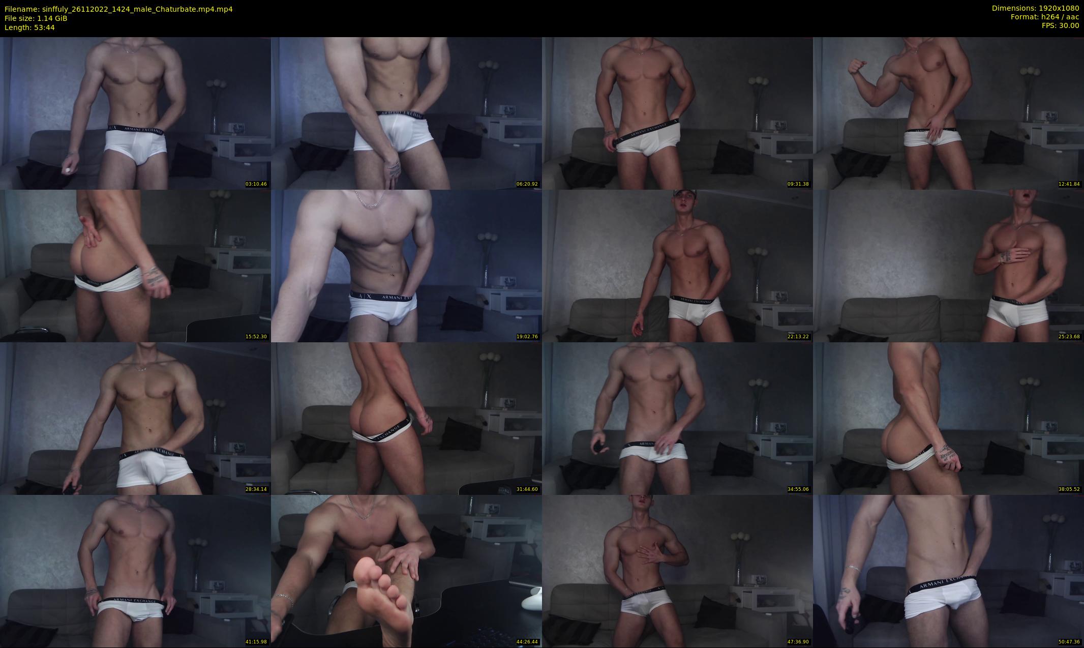 sinffuly — 54 minute Chaturbate male cam show recording, 1080p, Nov 26, 2022