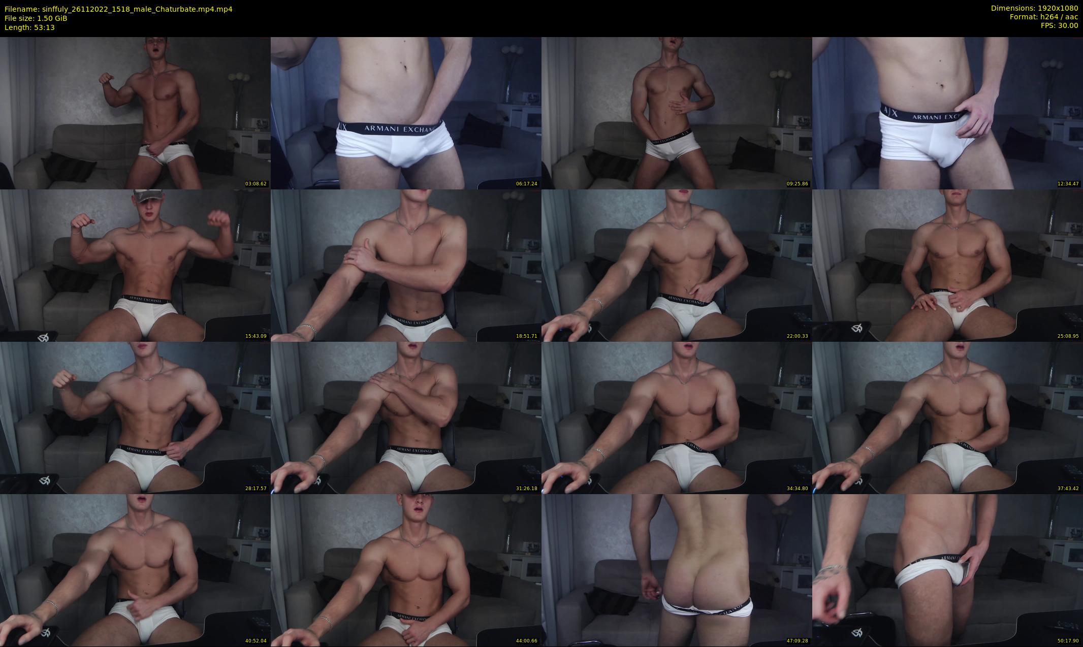 sinffuly — 54 minute Chaturbate male cam show recording, 1080p, Nov 26, 2022