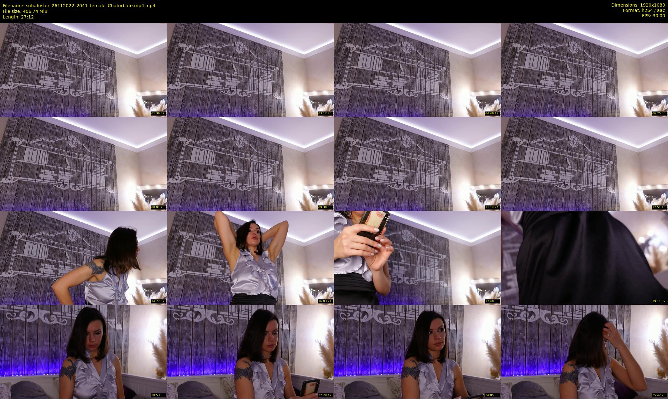 sofiafoster — 28 minute Chaturbate female cam show recording, 1080p, Nov 26, 2022