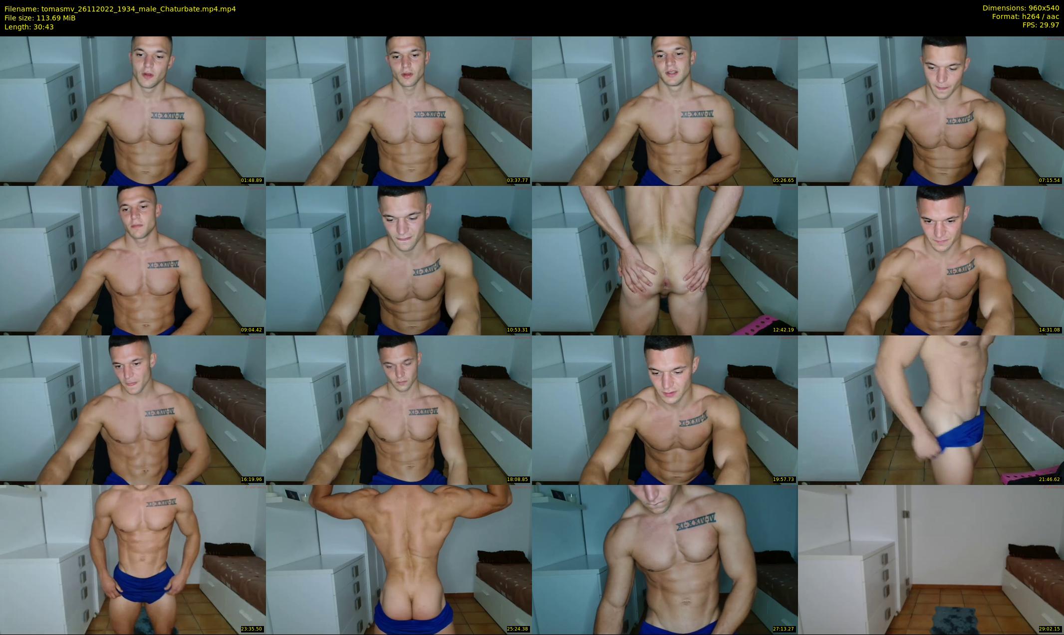 tomasmv — 31 minute Chaturbate male cam show recording, 480p, Nov 26, 2022