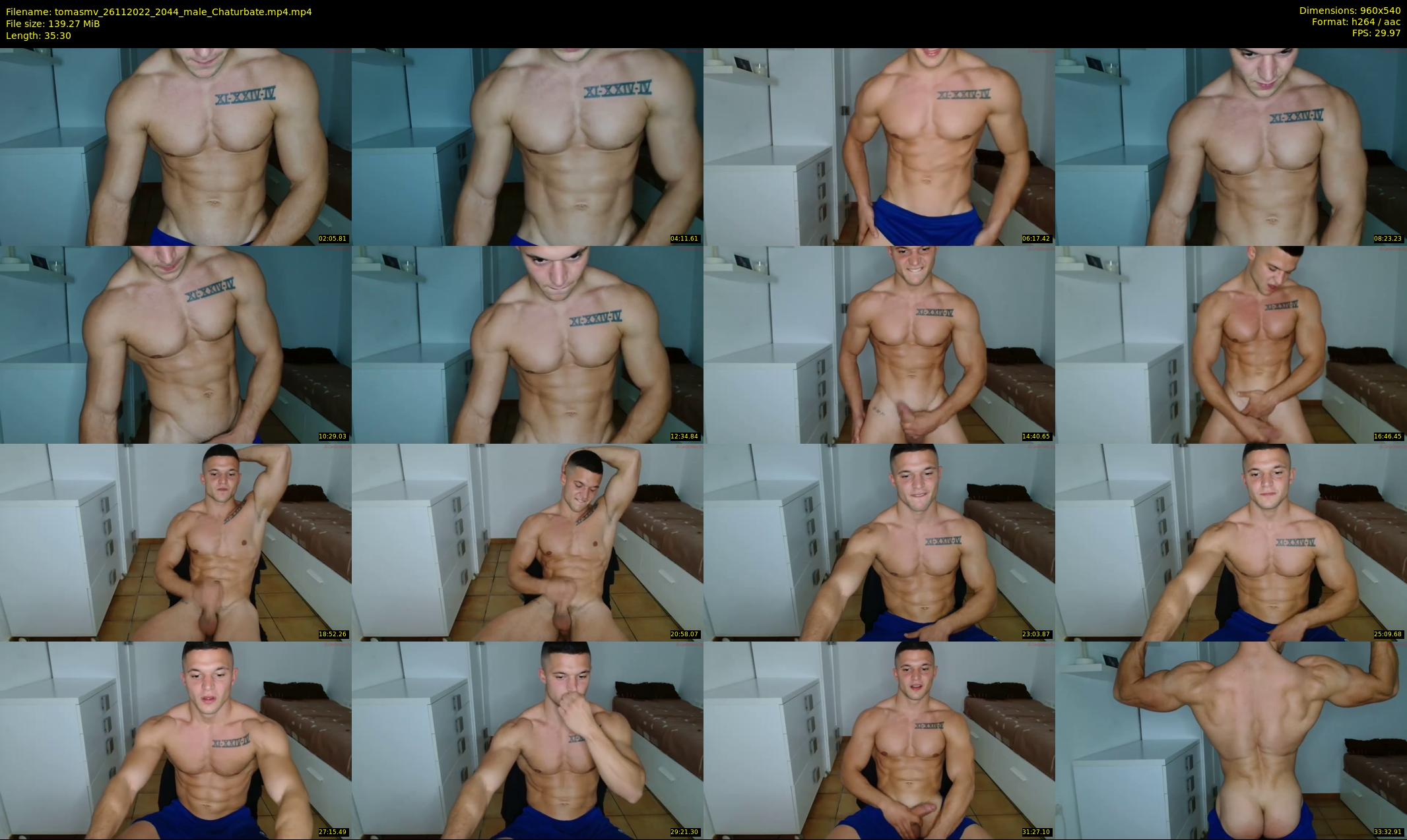tomasmv — 36 minute Chaturbate male cam show recording, 480p, Nov 26, 2022