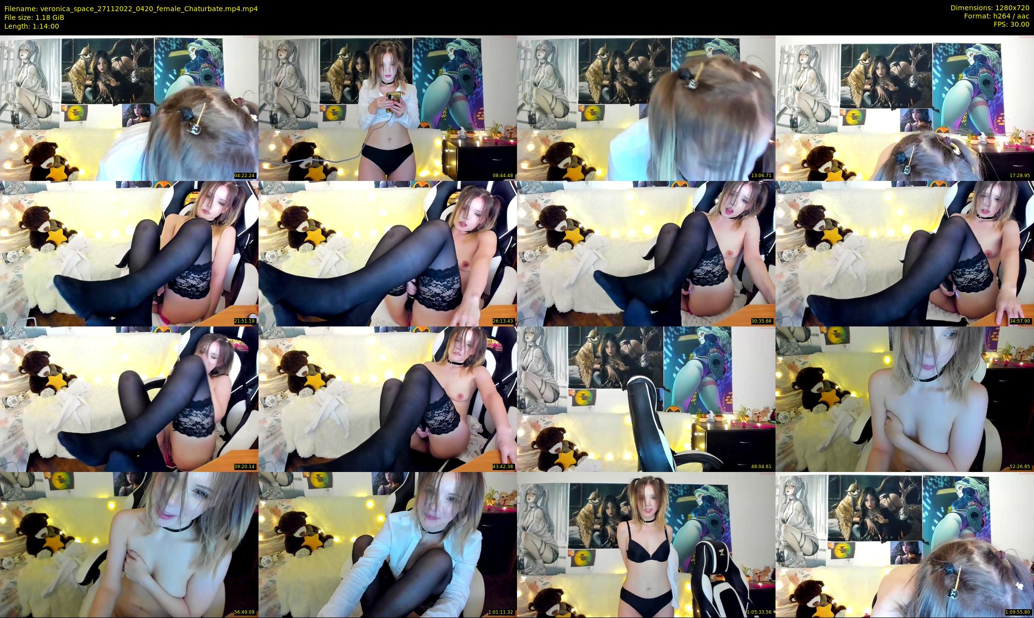 veronica_space — 74 minute Chaturbate female cam show recording, 720p, Nov 27, 2022