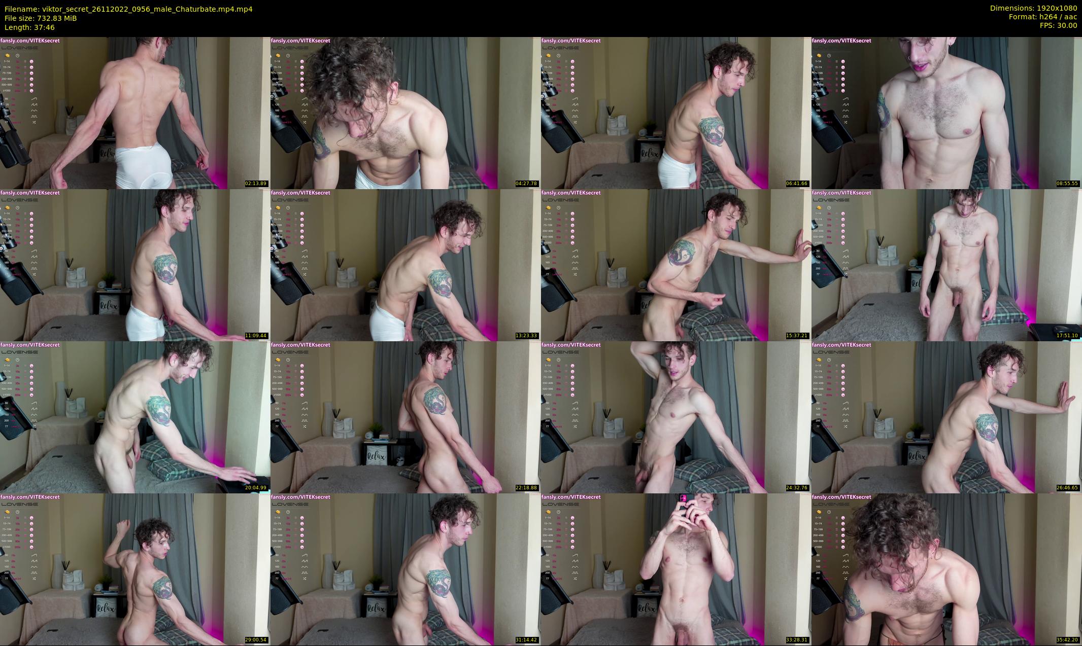viktor_secret — 38 minute Chaturbate male cam show recording, 1080p, Nov 26, 2022