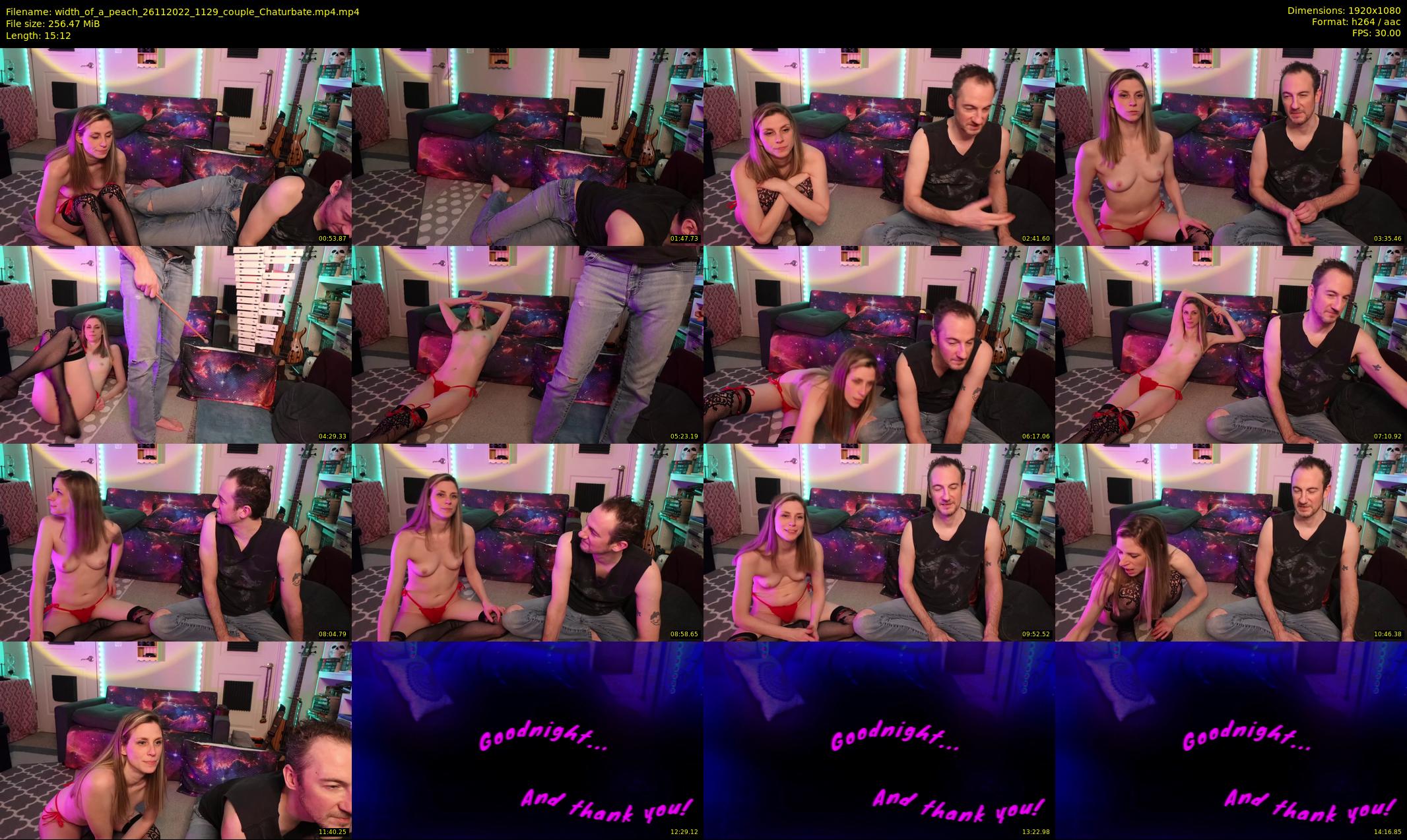 width_of_a_peach — 16 minute Chaturbate couple cam show recording, 1080p, Nov 26, 2022