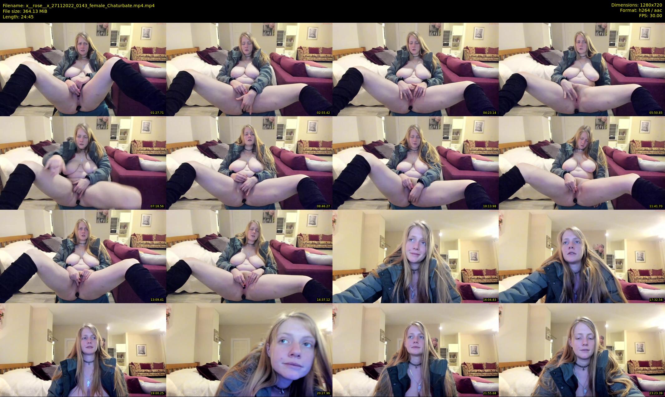 x__rose__x — 25 minute Chaturbate female cam show recording, 720p, Nov 27, 2022
