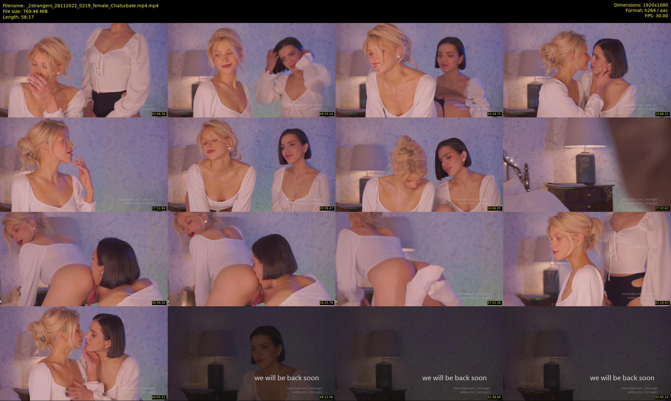 _2strangers — 59 minute Chaturbate couple cam show recording, 1080p, Nov 28, 2022
