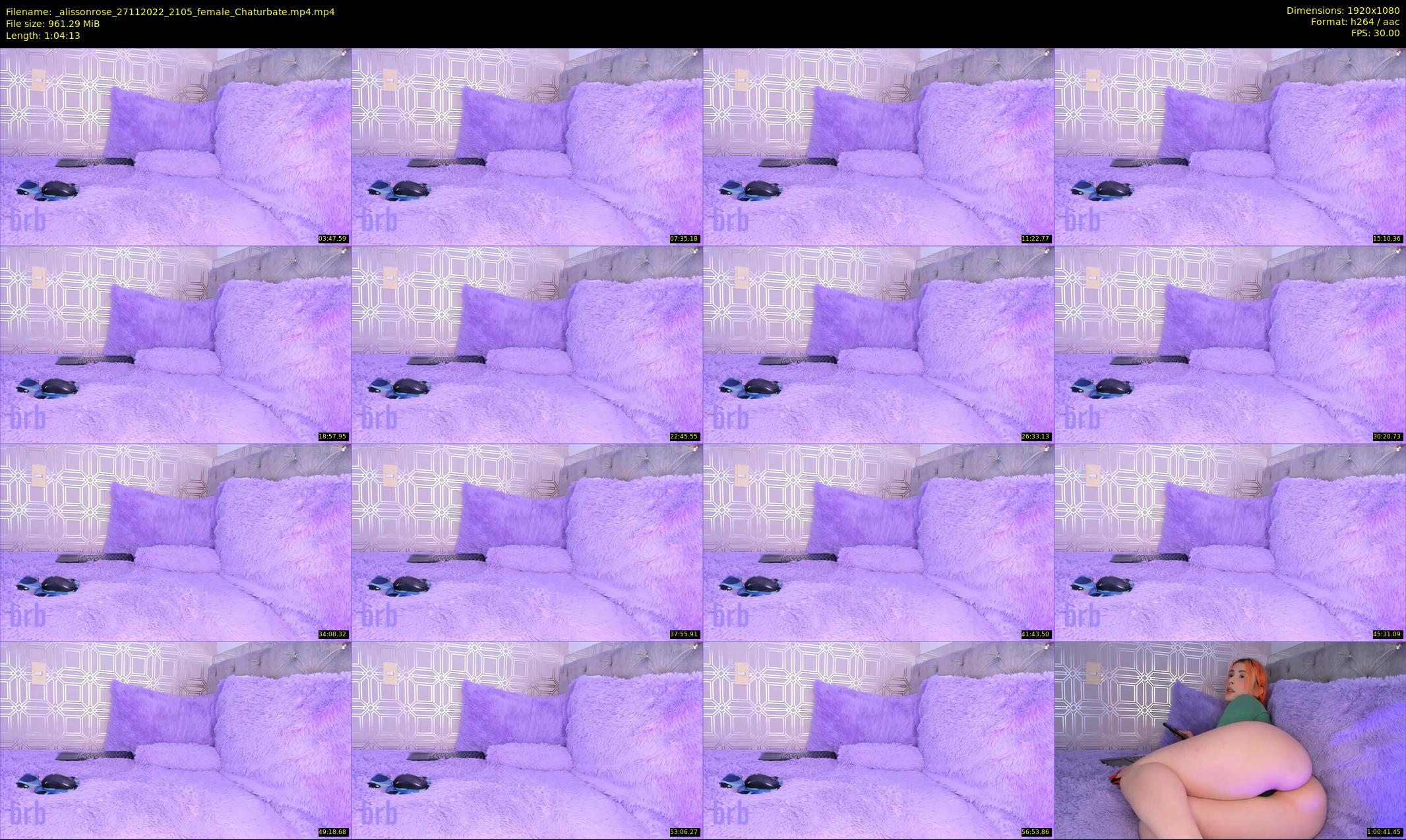 _alissonrose — 65 minute Chaturbate female cam show recording, 1080p, Nov 27, 2022