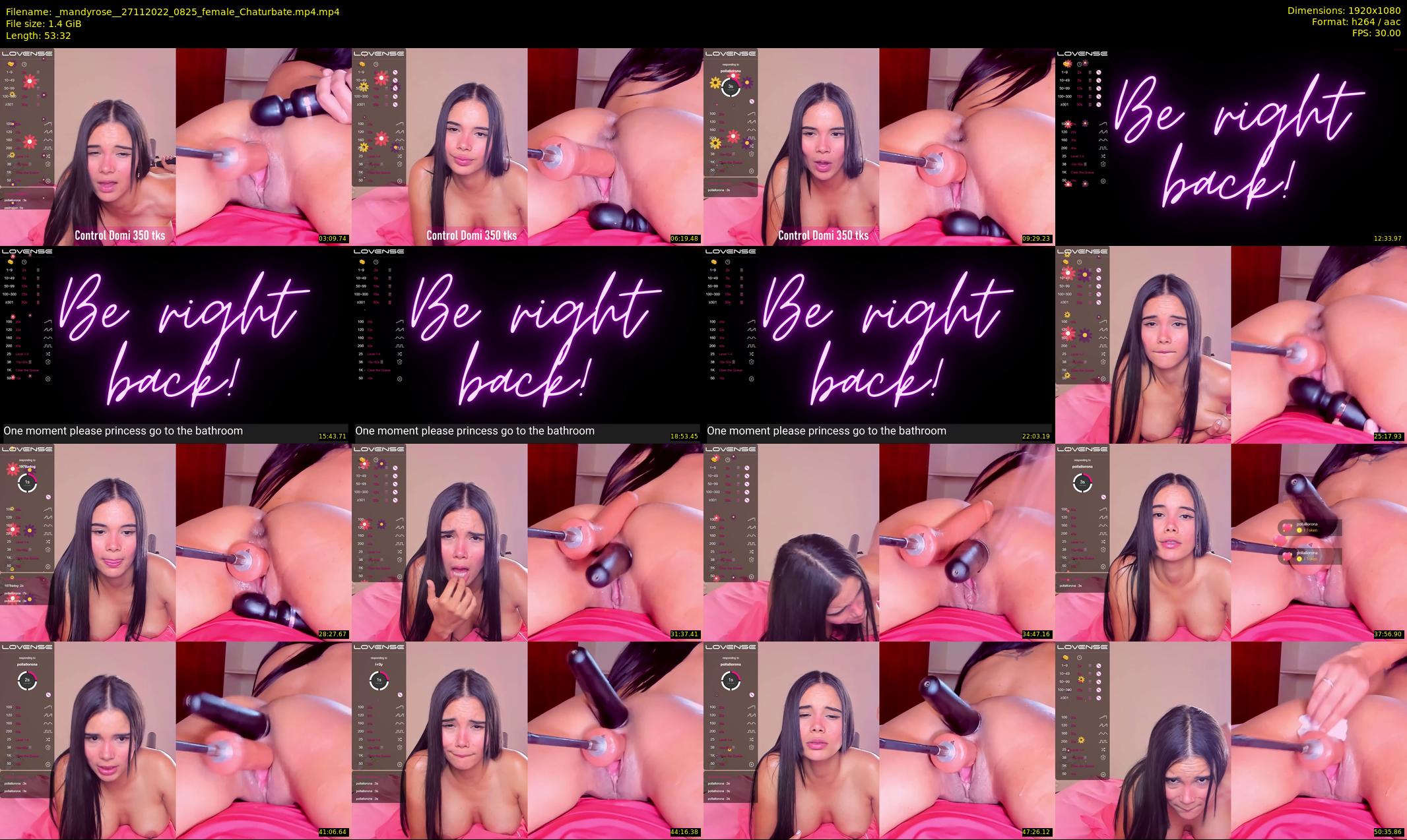 _mandyrose_ — 54 minute Chaturbate female cam show recording, 1080p, Nov 27, 2022