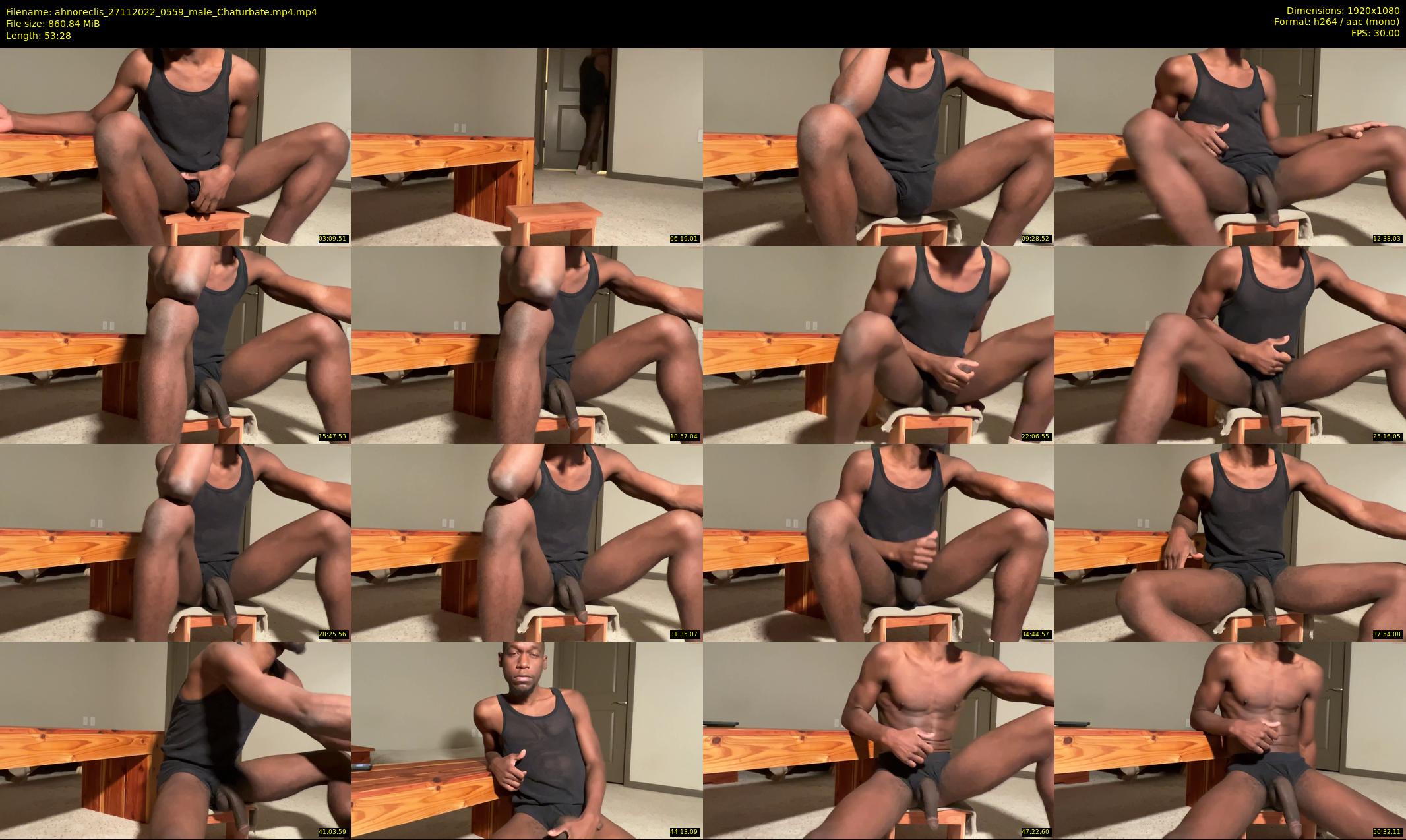 ahnoreclis — 54 minute Chaturbate male cam show recording, 1080p, Nov 27, 2022