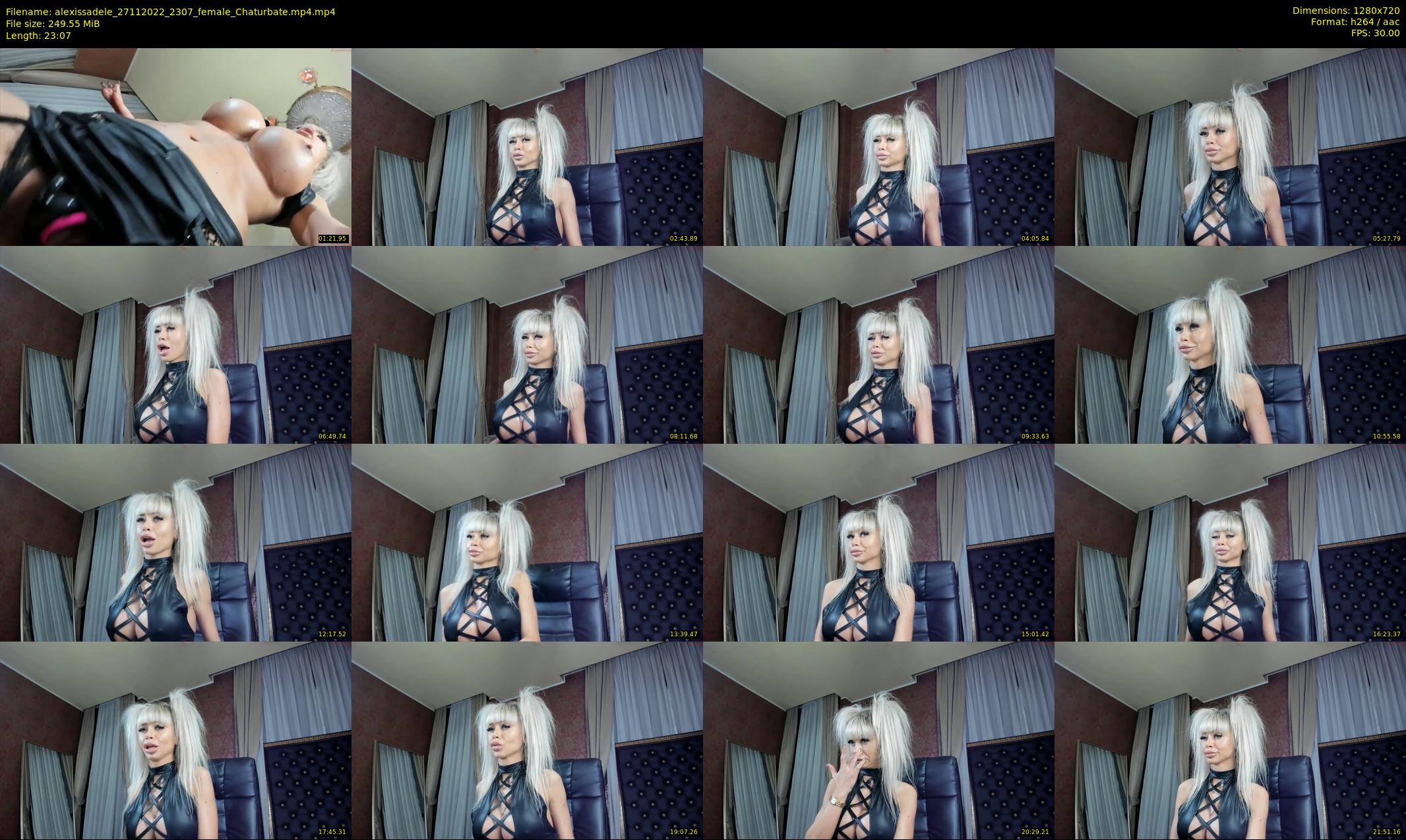 alexissadele — 24 minute Chaturbate female cam show recording, 720p, Nov 27, 2022