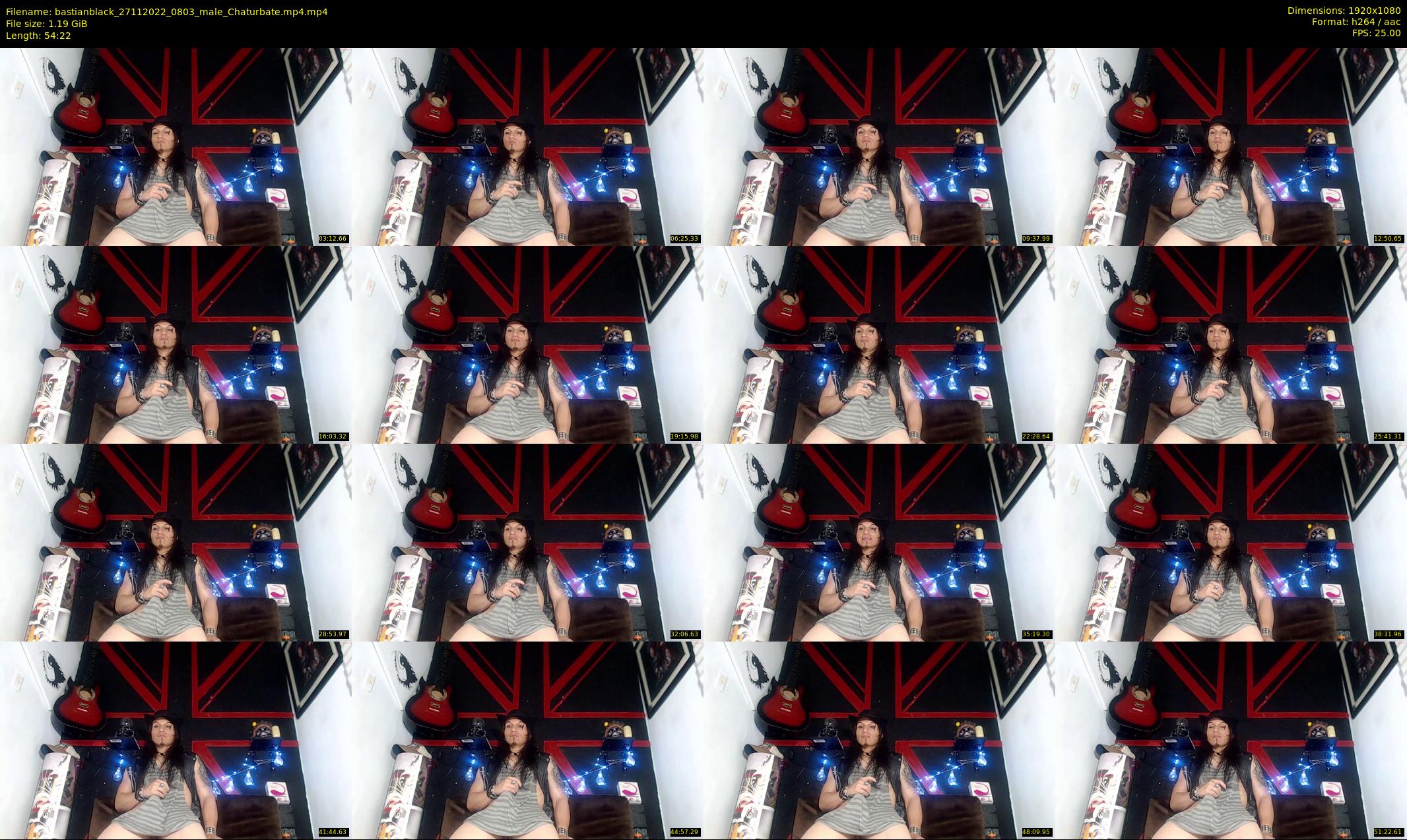 bastianblack — 55 minute Chaturbate male cam show recording, 1080p, Nov 27, 2022