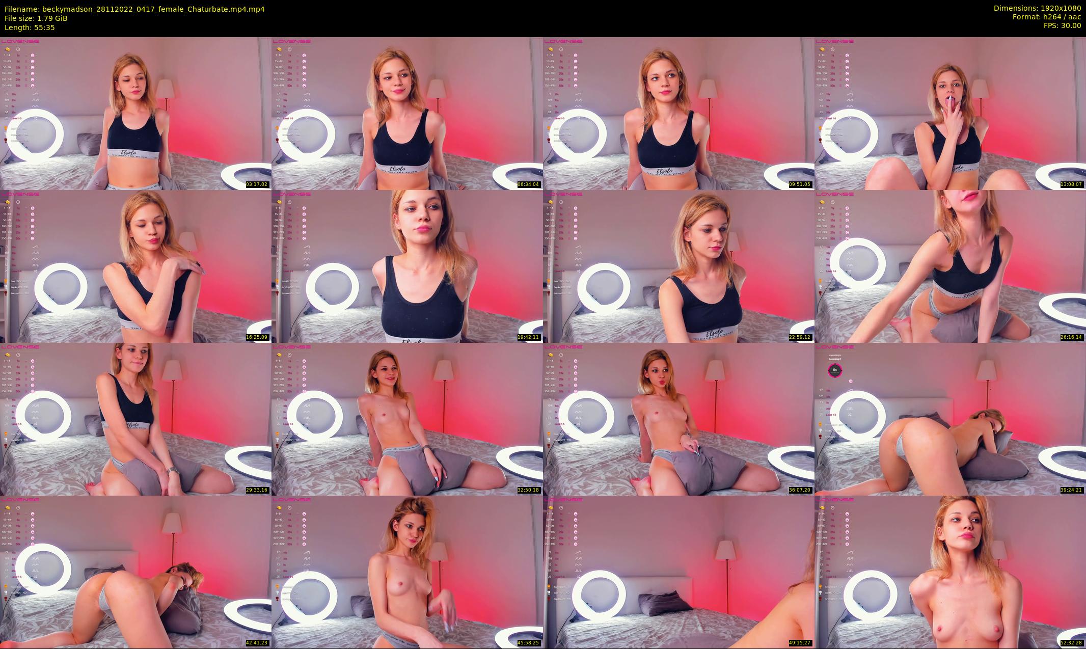 beckymadson — 56 minute Chaturbate female cam show recording, 1080p, Nov 28, 2022