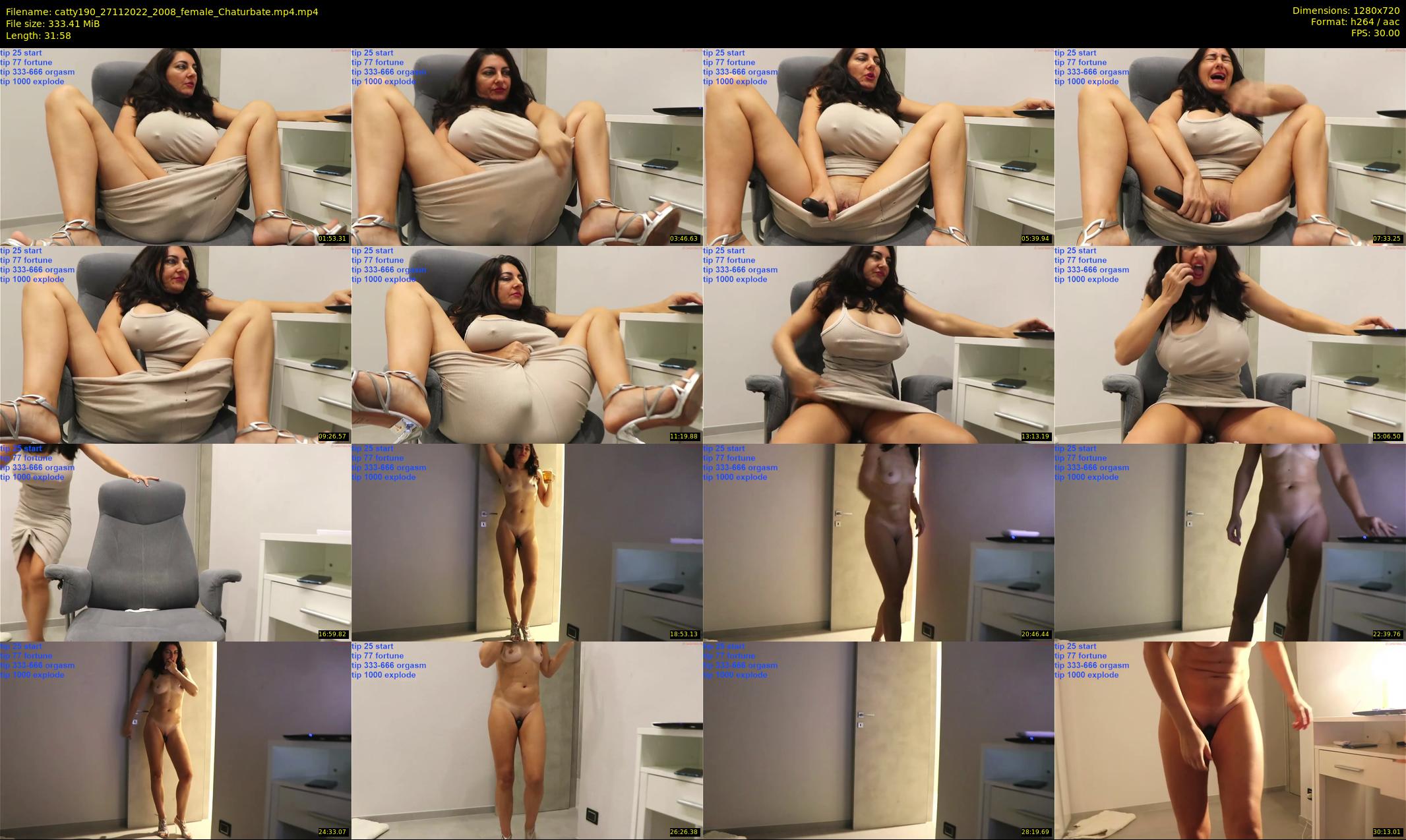 catty190 — 32 minute Chaturbate female cam show recording, 720p, Nov 27, 2022