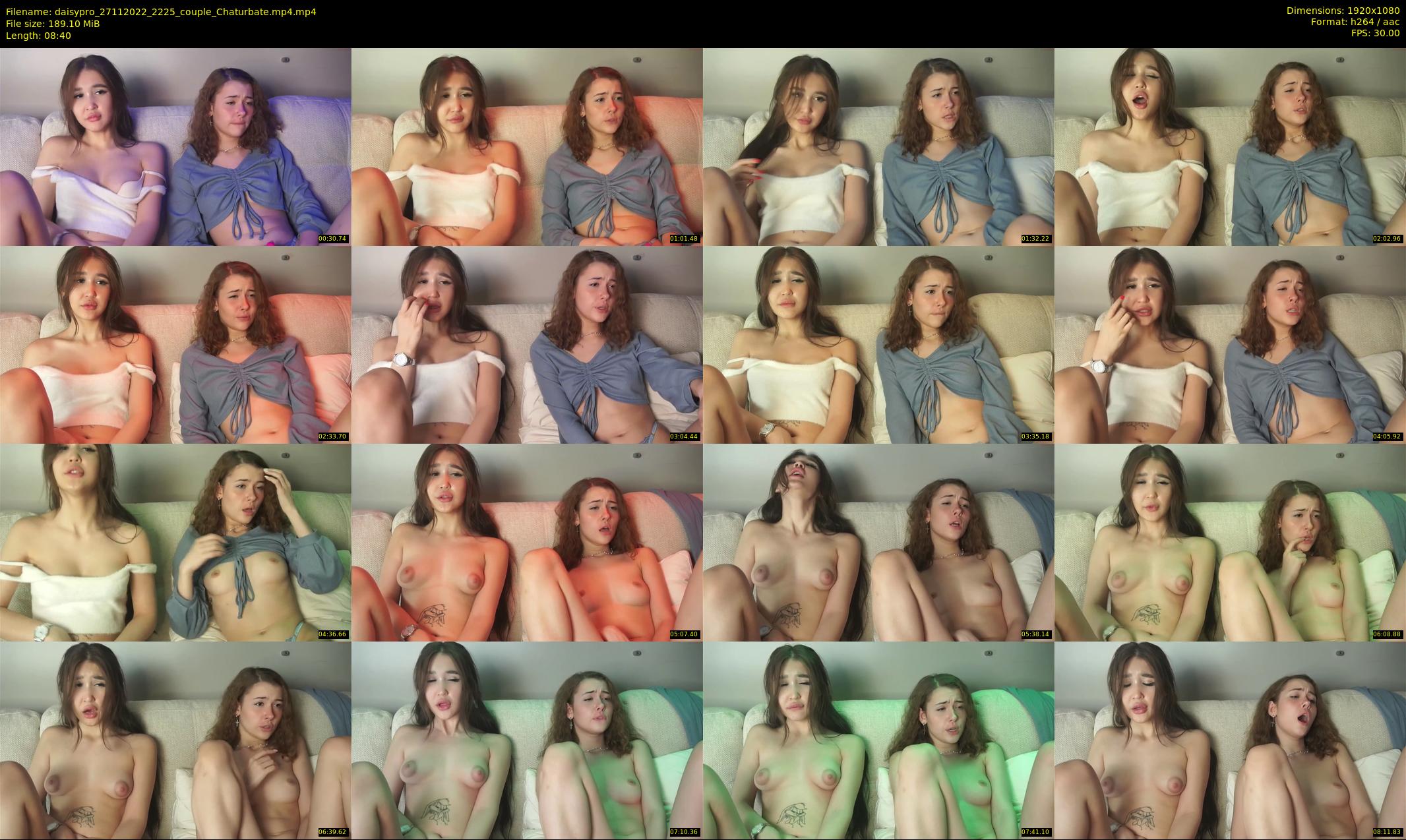 daisypro — 9 minute Chaturbate couple cam show recording, 1080p, Nov 27, 2022