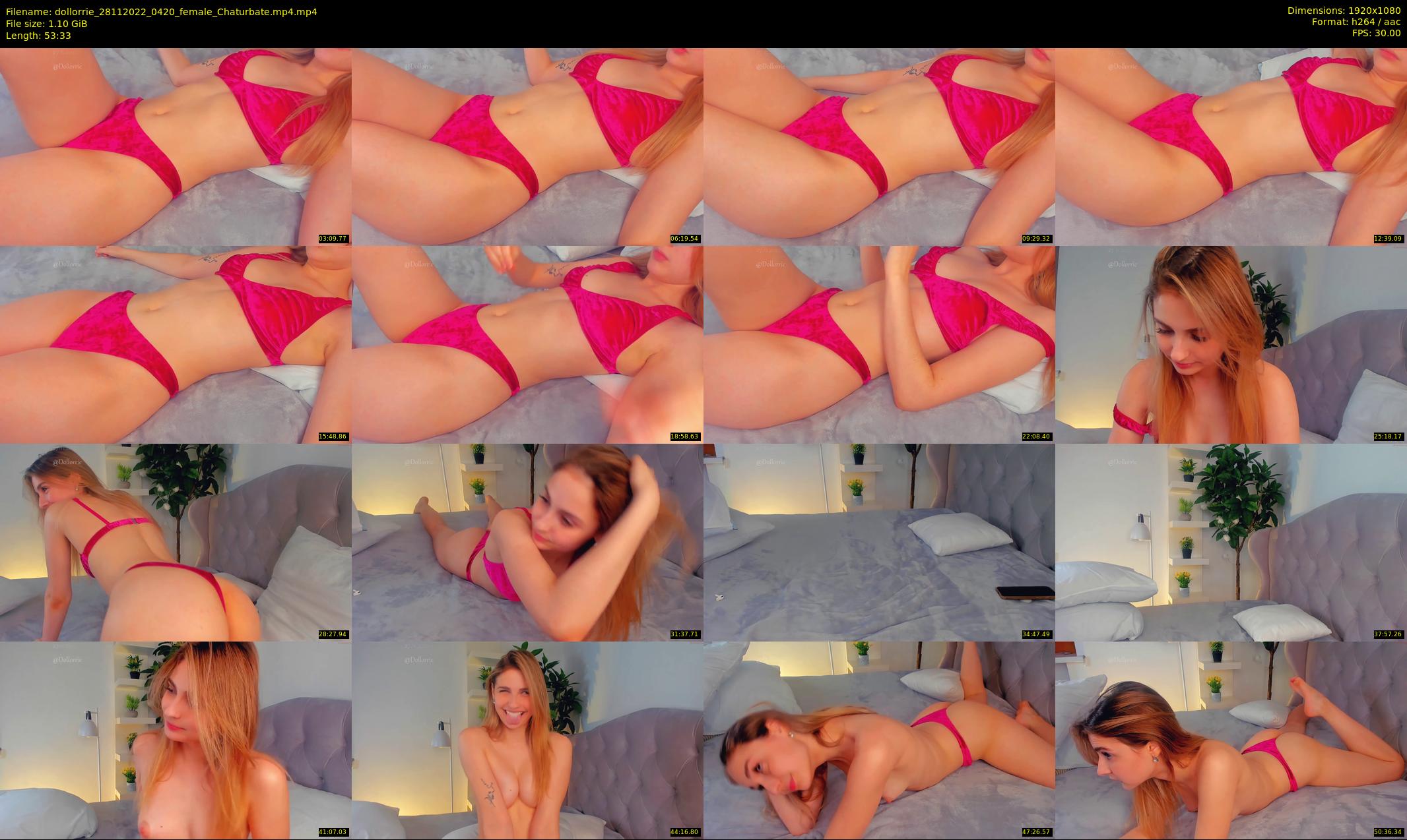 dollorrie — 54 minute Chaturbate couple cam show recording, 1080p, Nov 28, 2022