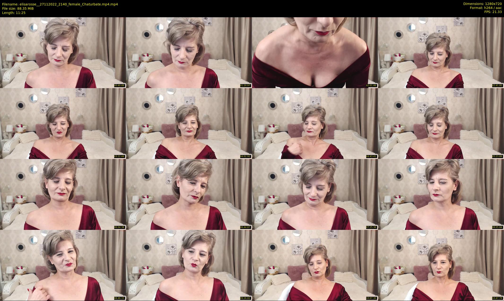 elisarosse_ — 12 minute Chaturbate female cam show recording, 720p, Nov 27, 2022