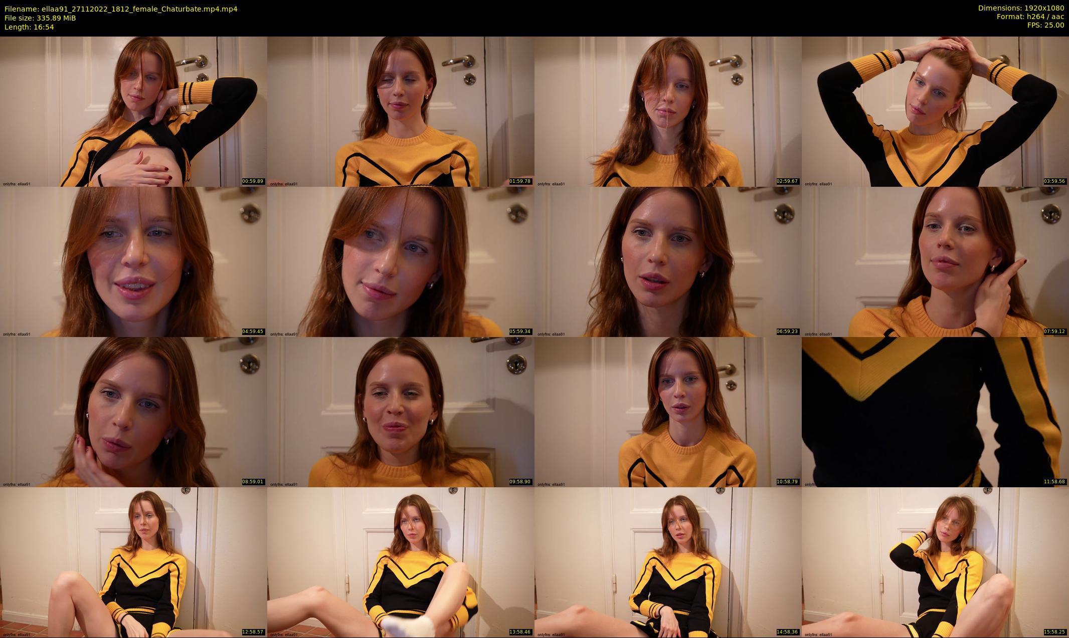 ellaa91 — 17 minute Chaturbate female cam show recording, 1080p, Nov 27, 2022