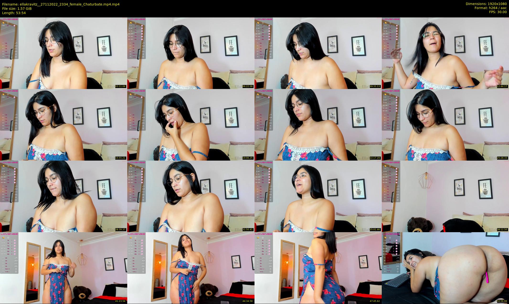 ellakravitz_ — 54 minute Chaturbate female cam show recording, 1080p, Nov 27, 2022