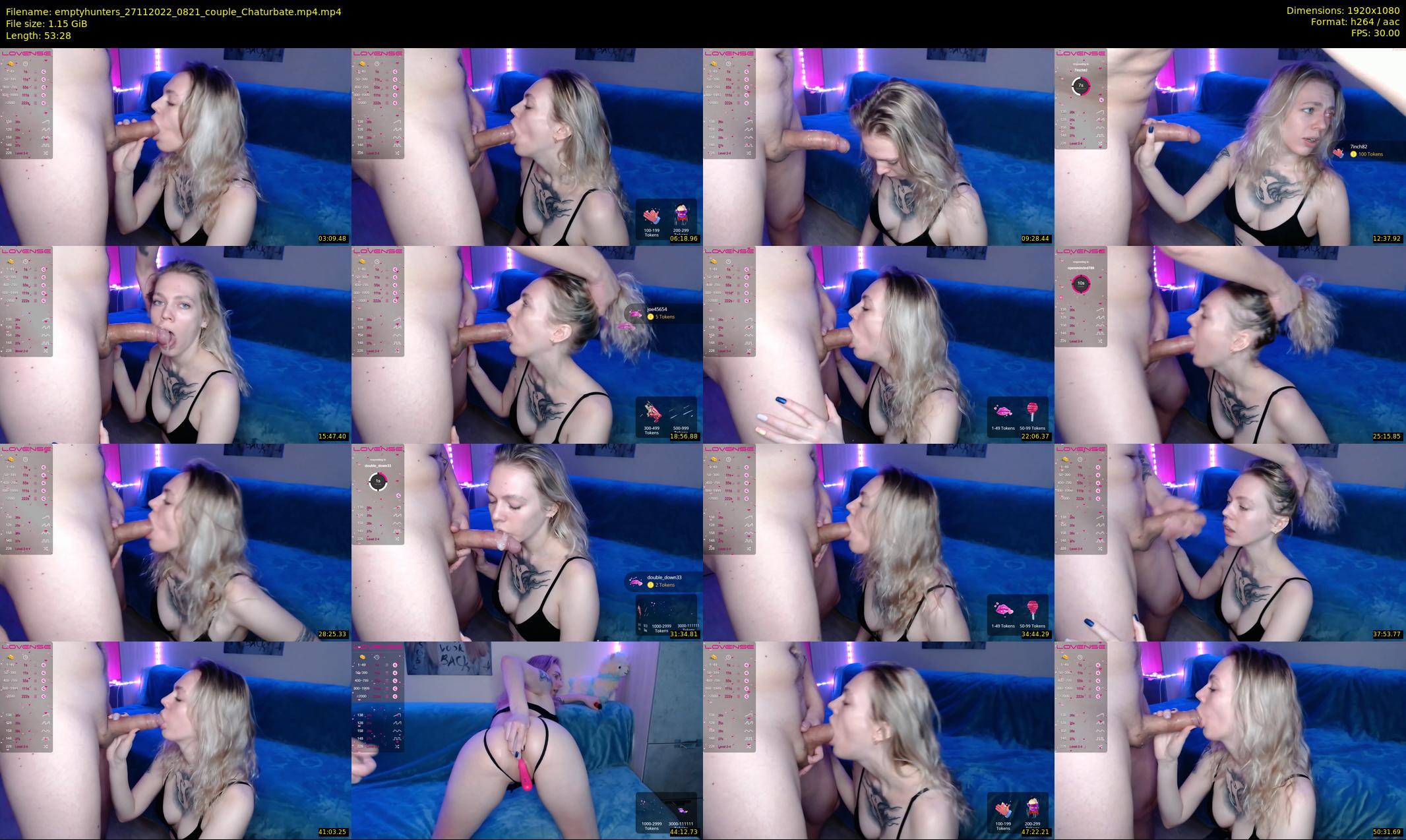 emptyhunters — 54 minute Chaturbate couple cam show recording, 1080p, Nov 27, 2022