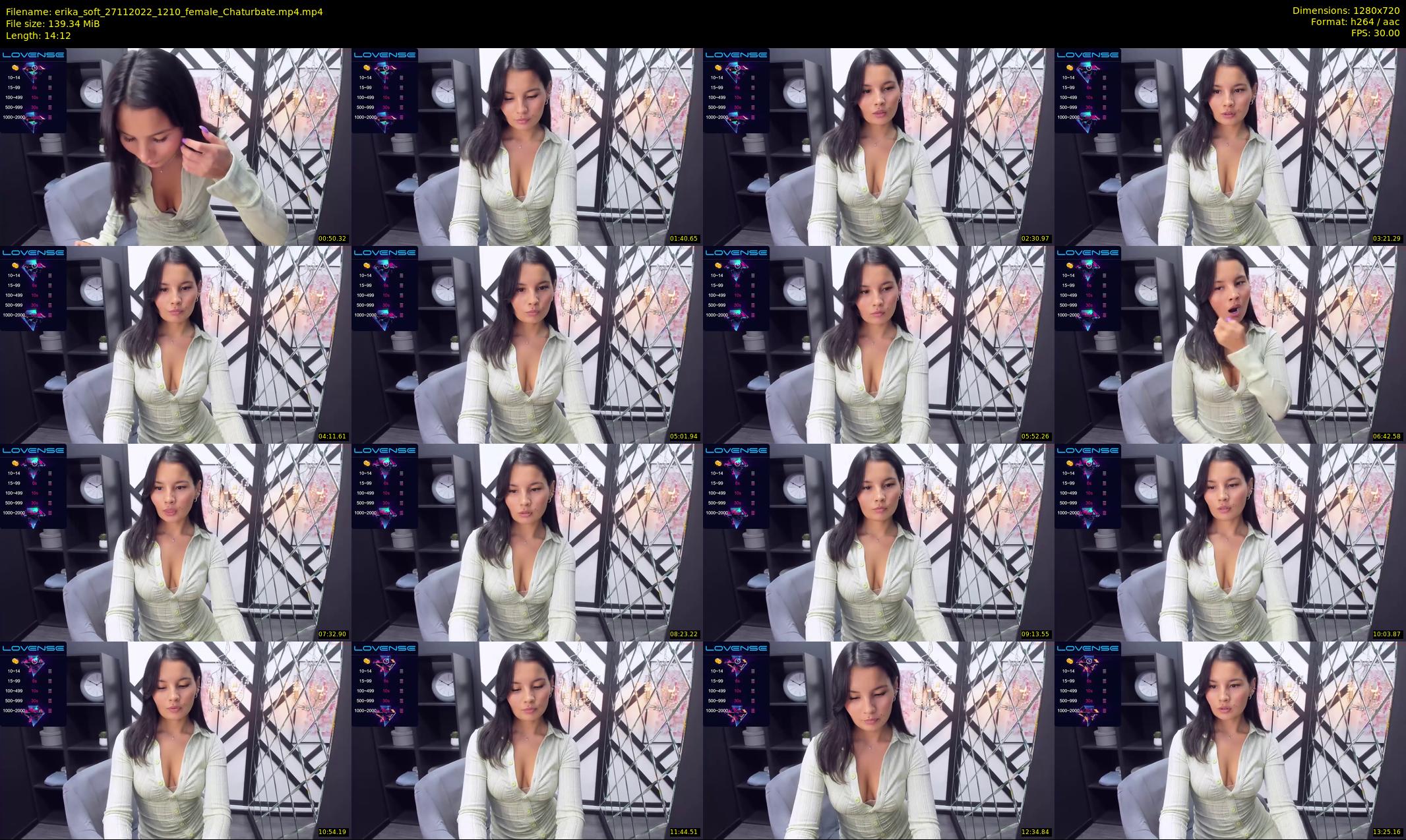 erika_soft — 15 minute Chaturbate female cam show recording, 720p, Nov 27, 2022