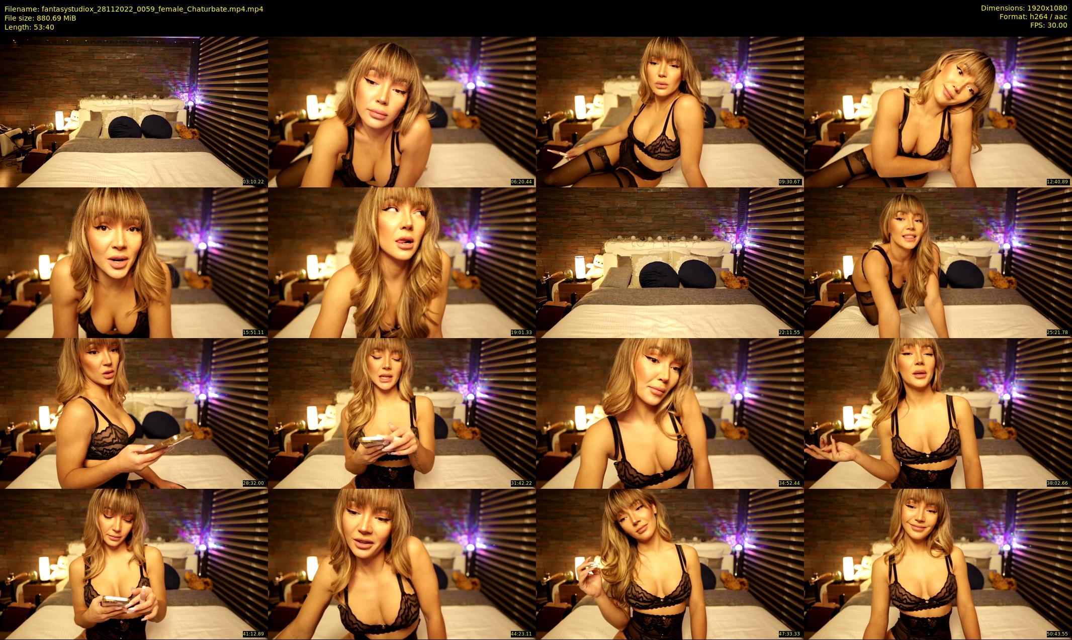 fantasystudiox — 54 minute Chaturbate female cam show recording, 1080p, Nov 28, 2022