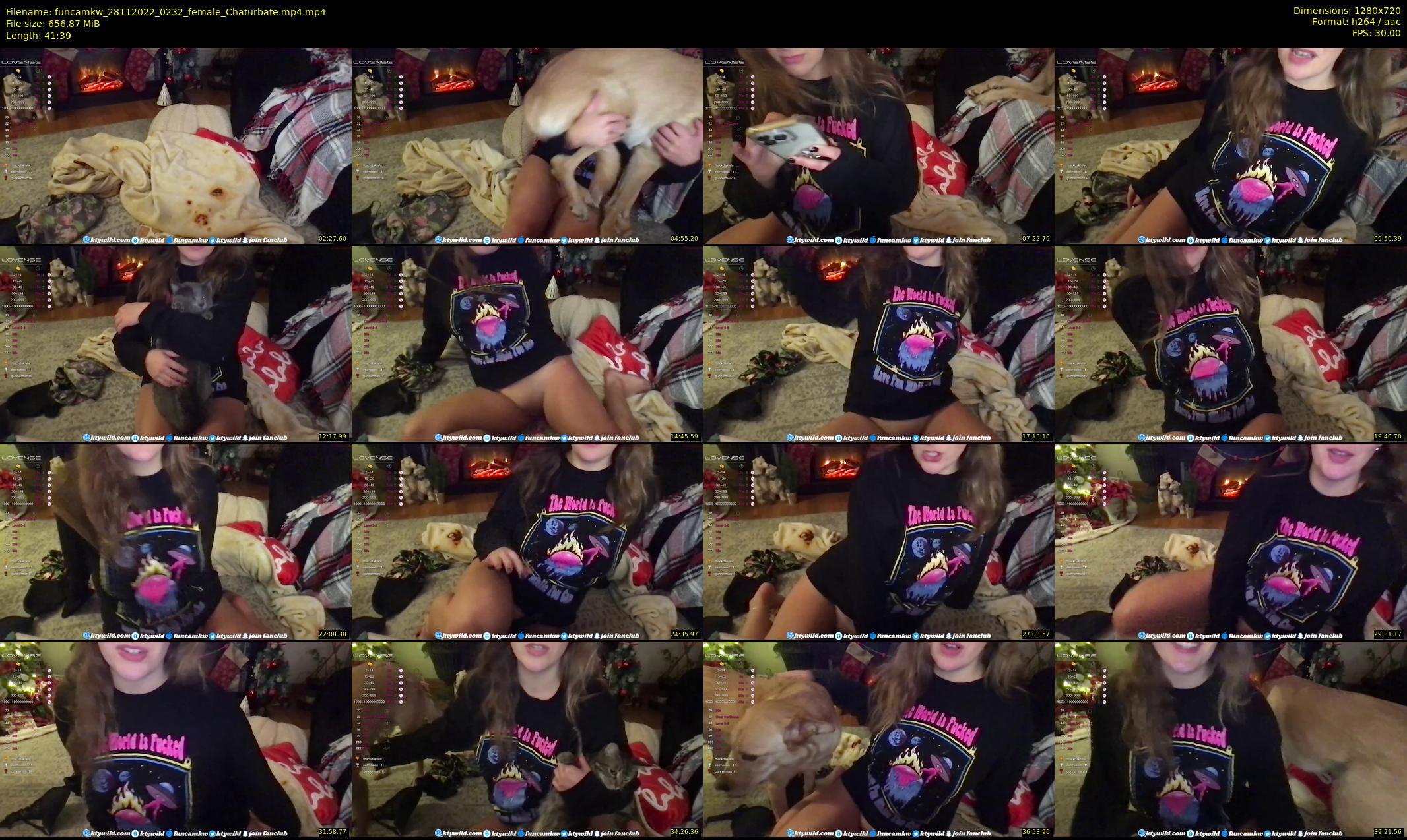 funcamkw — 42 minute Chaturbate female cam show recording, 720p, Nov 28, 2022