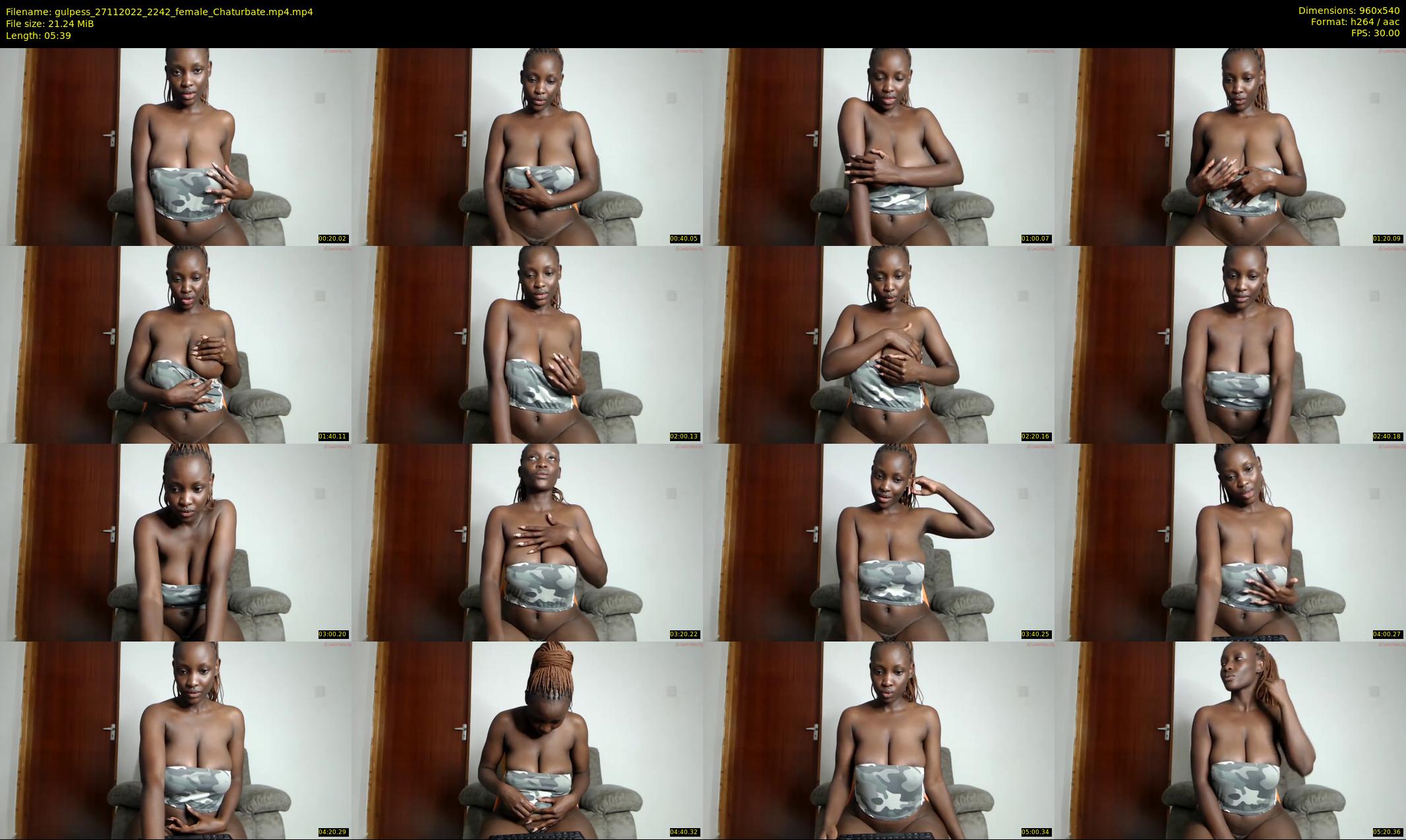 gulpess — 6 minute Chaturbate female cam show recording, 480p, Nov 27, 2022