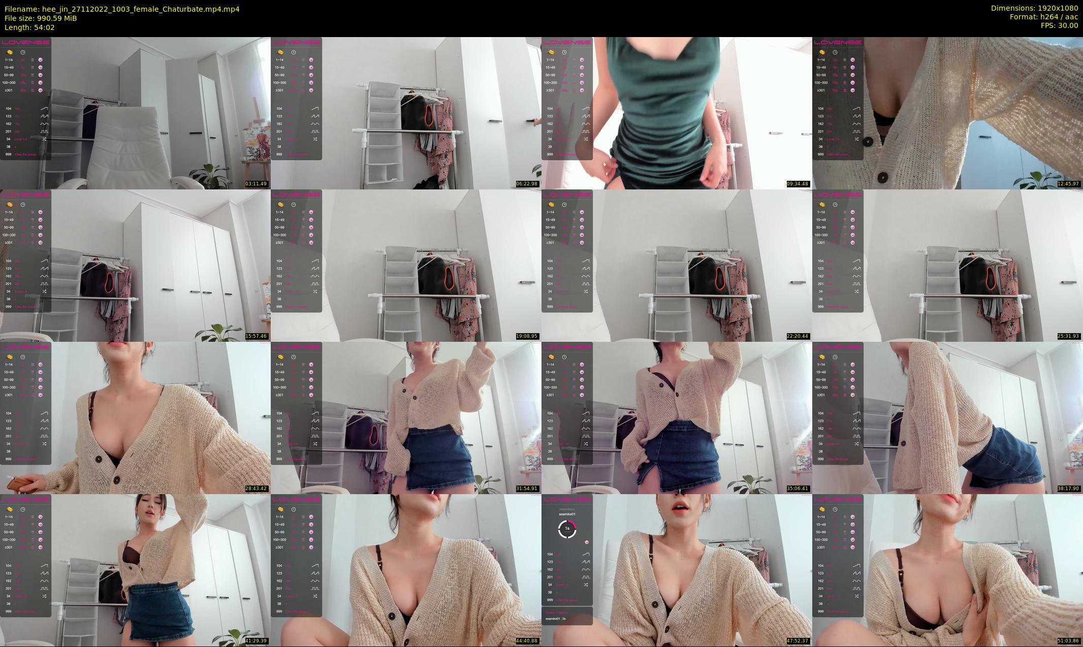 hee_jin — 55 minute Chaturbate female cam show recording, 1080p, Nov 27, 2022