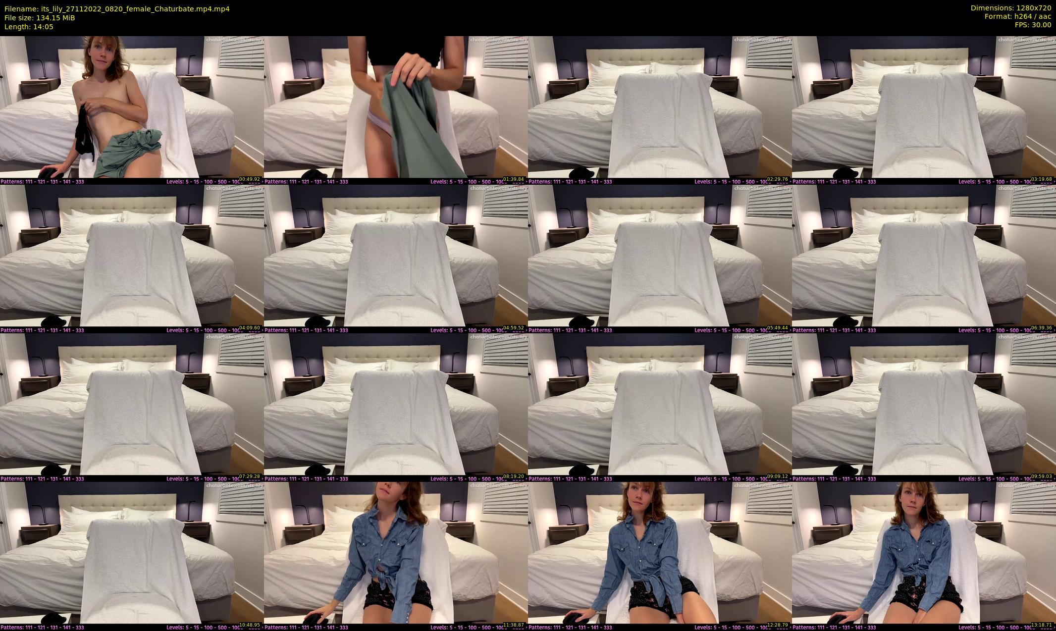 its_lily — 15 minute Chaturbate female cam show recording, 720p, Nov 27, 2022
