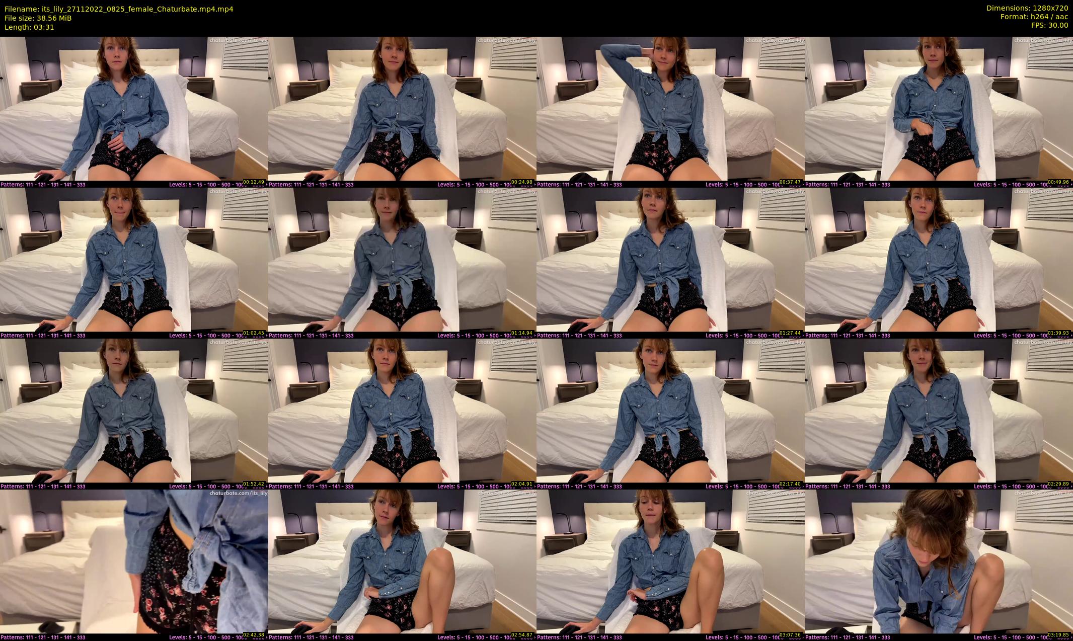 its_lily — 4 minute Chaturbate female cam show recording, 720p, Nov 27, 2022