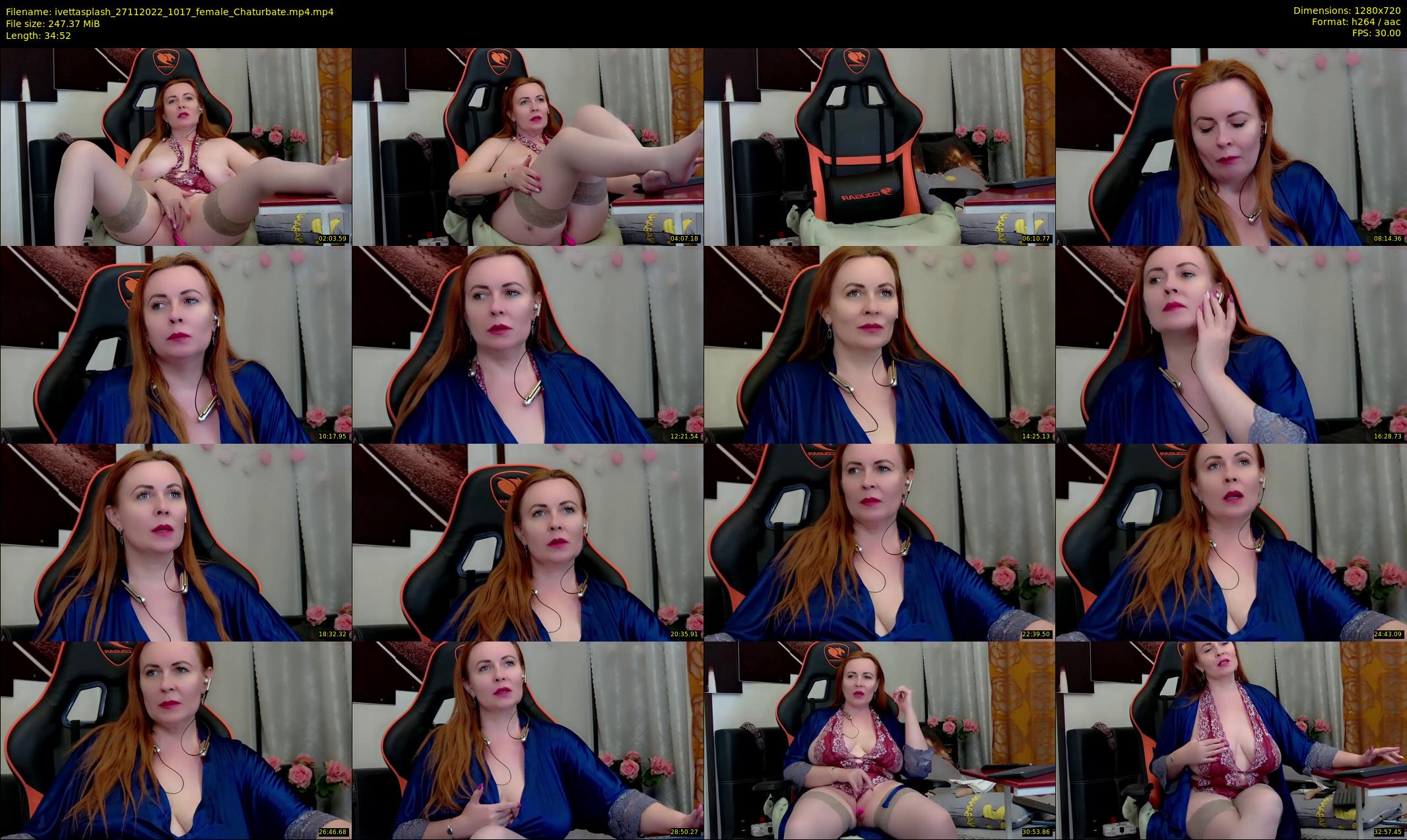 ivettasplash — 35 minute Chaturbate female cam show recording, 720p, Nov 27, 2022