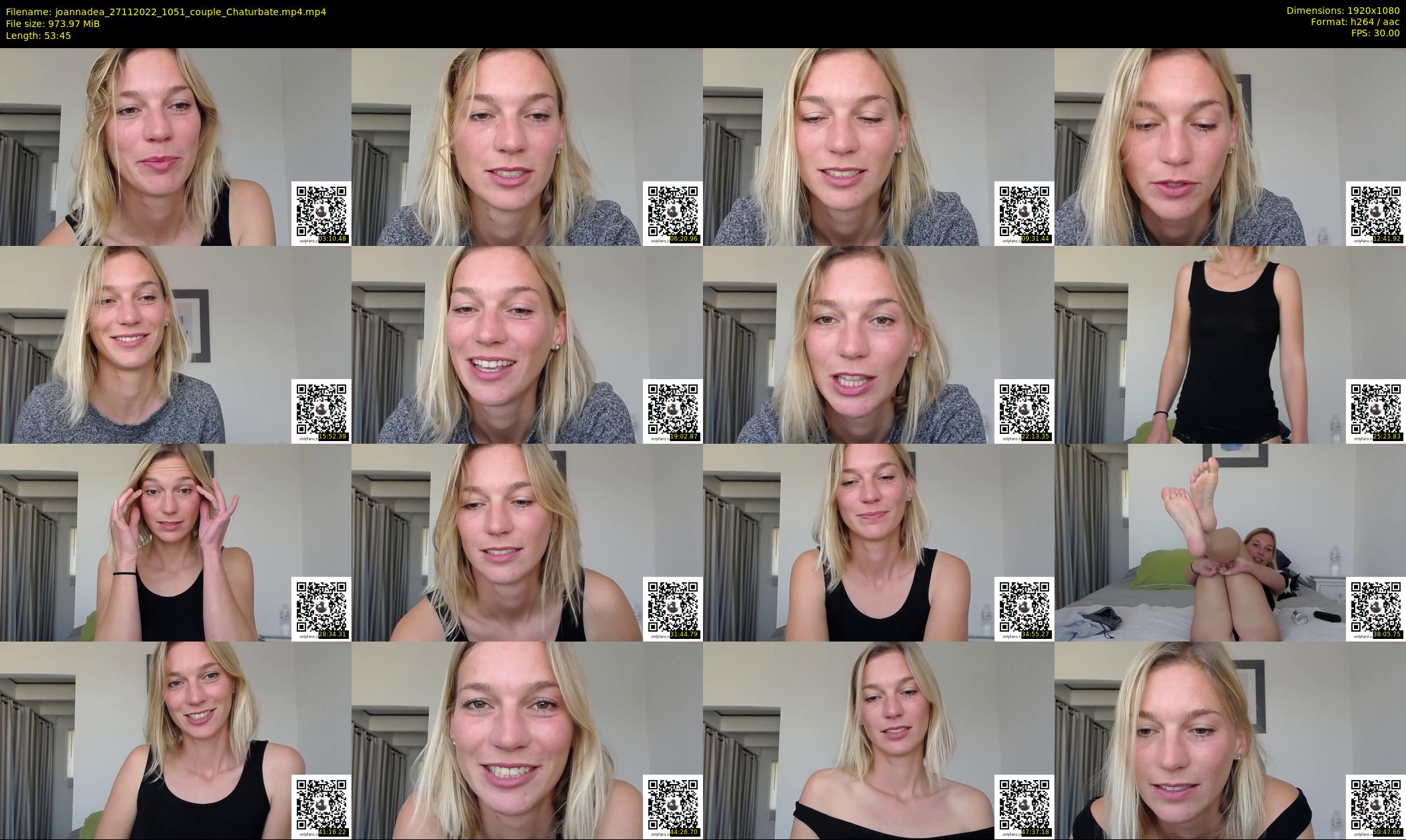 joannadea — 54 minute Chaturbate female cam show recording, 1080p, Nov 27, 2022