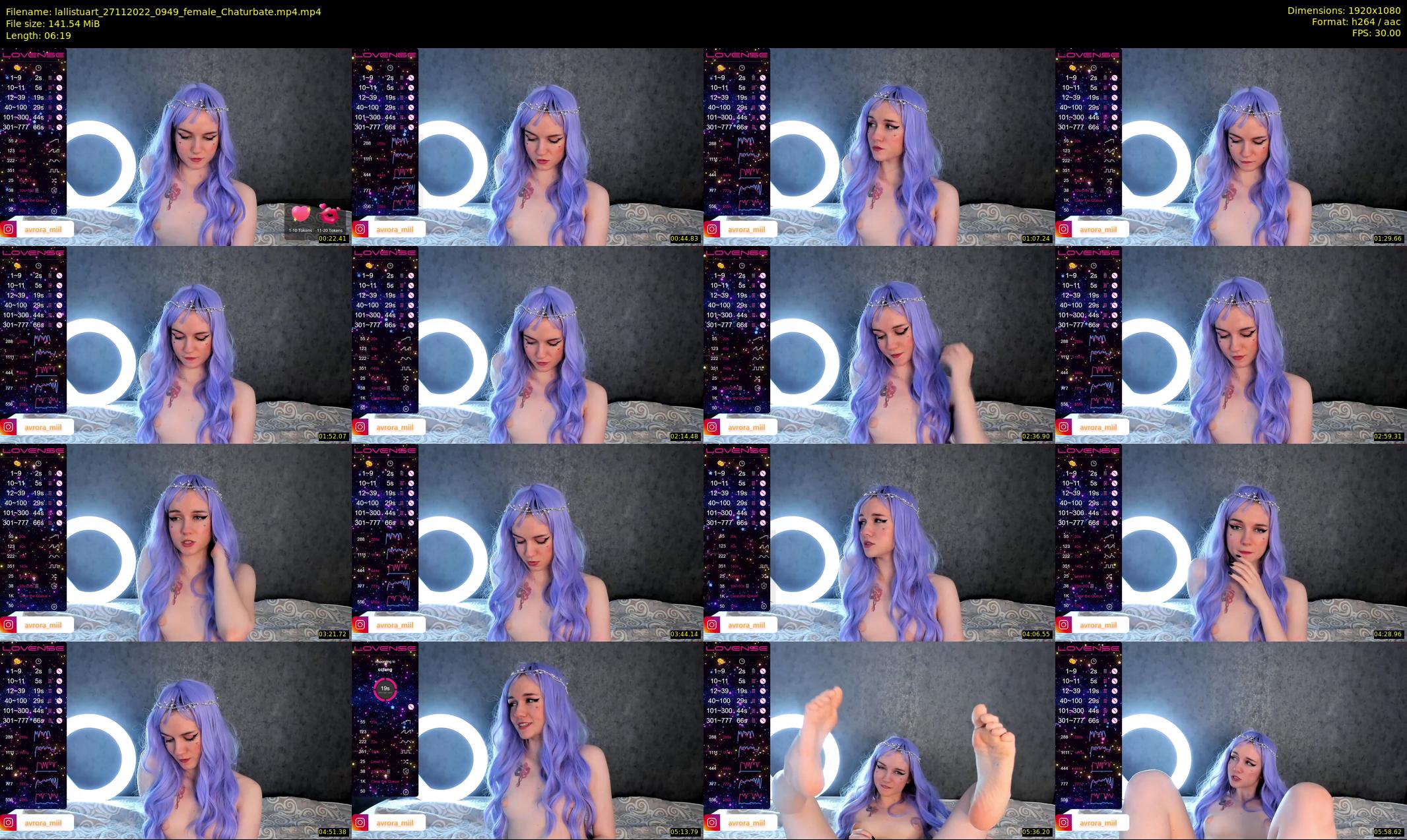 lallistuart — 7 minute Chaturbate female cam show recording, 1080p, Nov 27, 2022